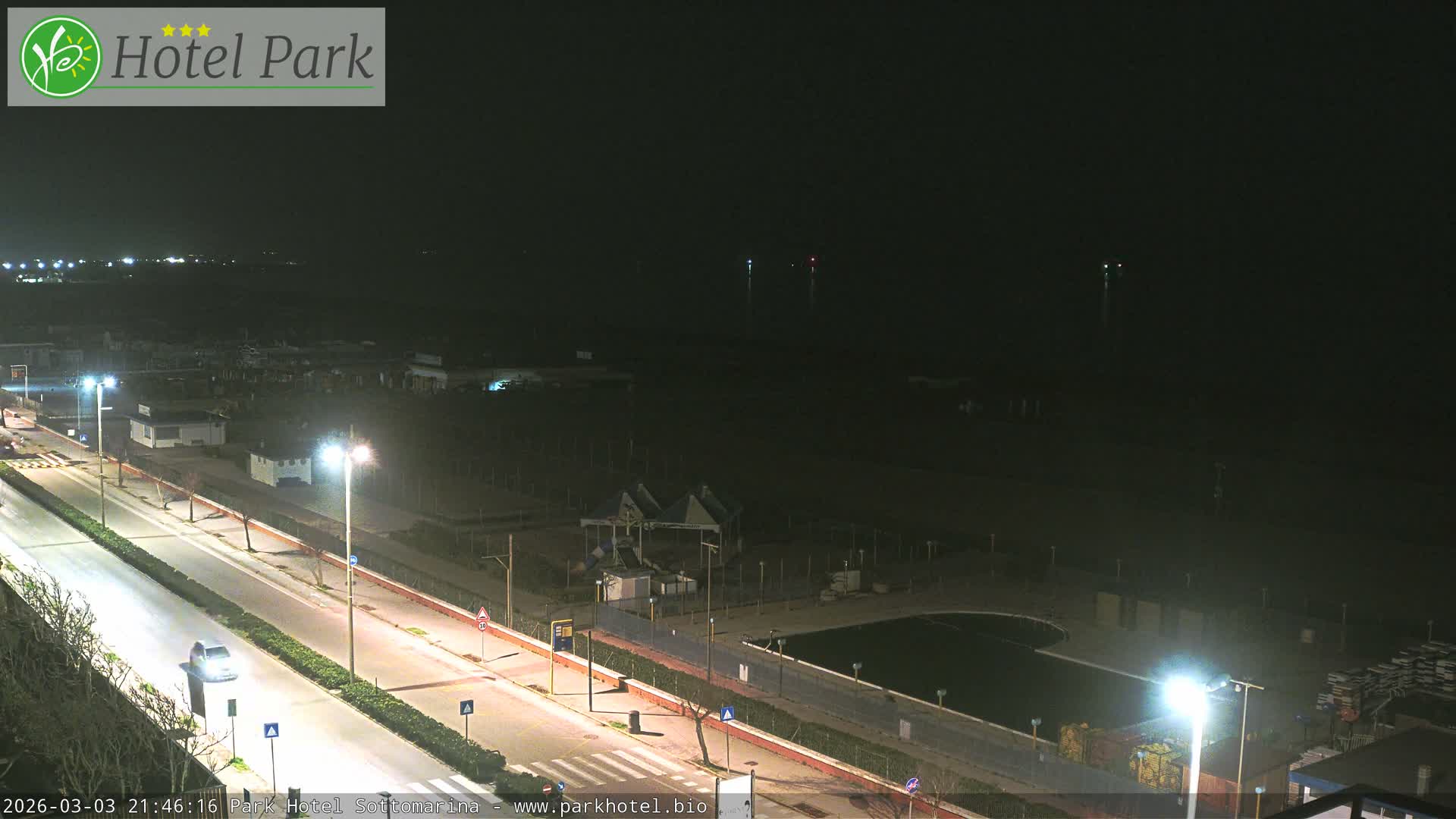 Chioggia Sottomarina Beach Panaromic Live Cam - Venice, Veneto, Italy