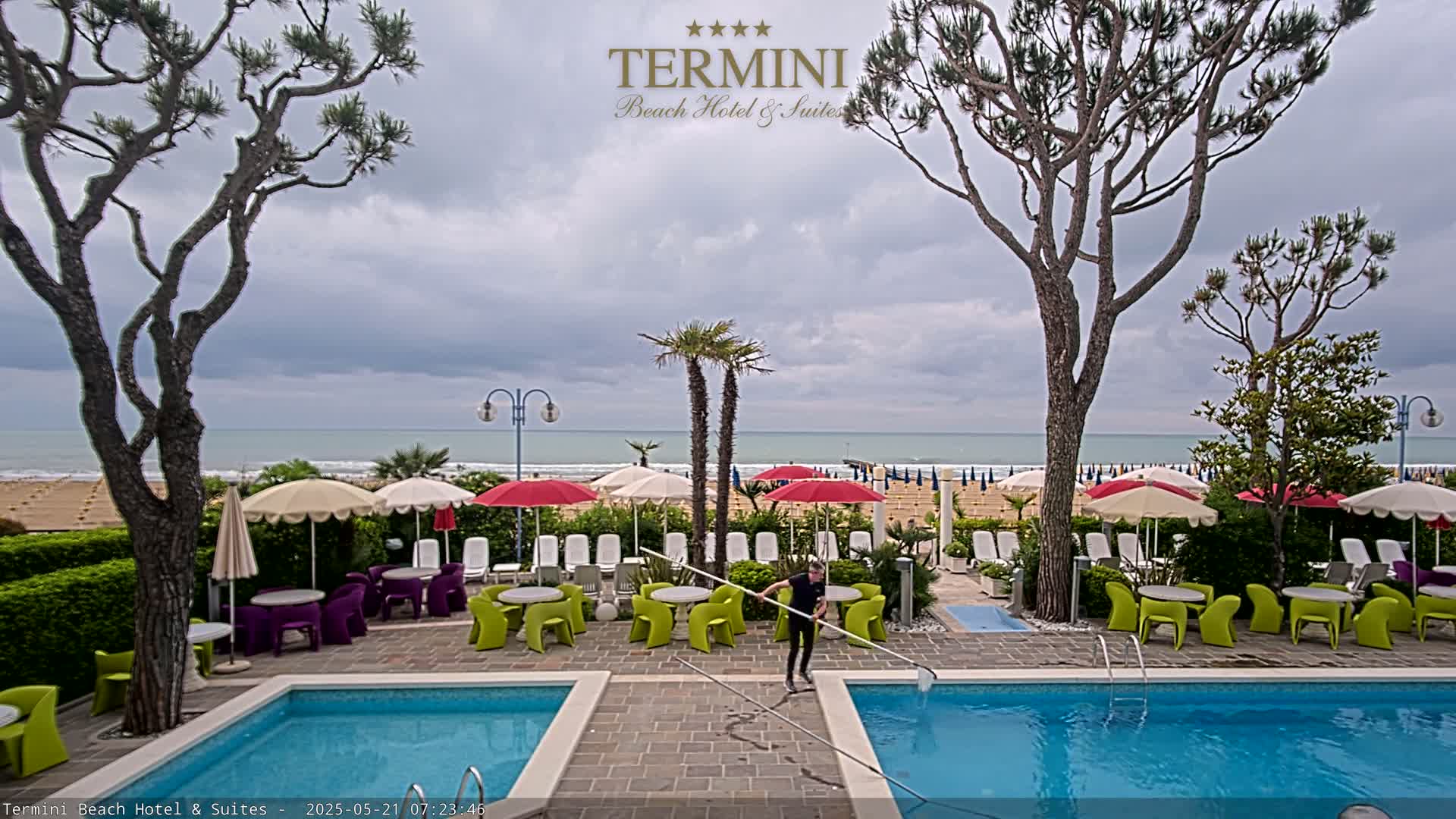 Lido di Jesolo Beach Live Cam - Venice, Veneto, Italy