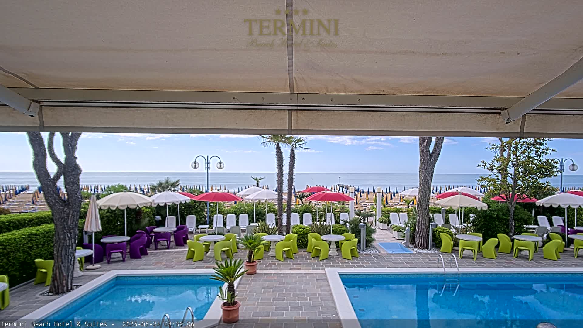 Lido di Jesolo Beach Live Cam - Venice, Veneto, Italy