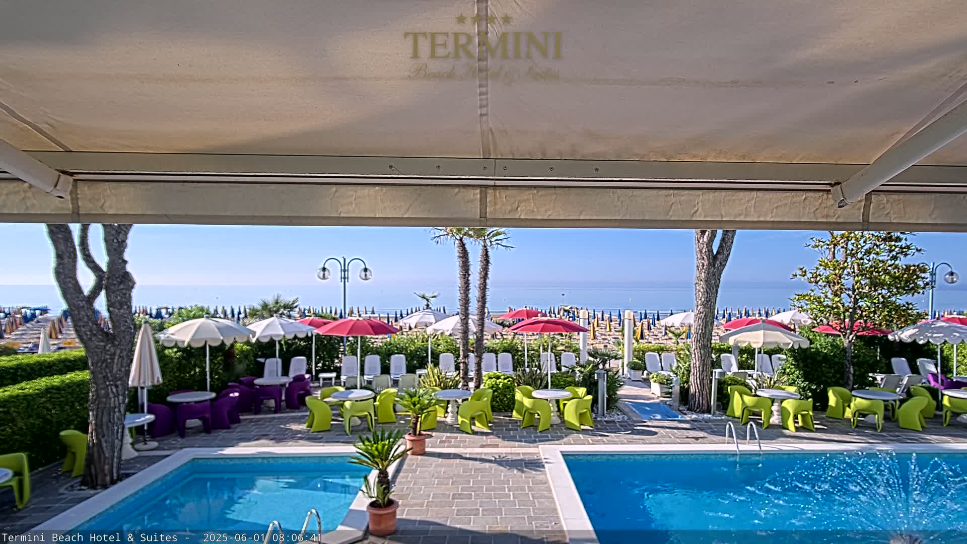 Lido di Jesolo Beach Live Cam - Venice, Veneto, Italy