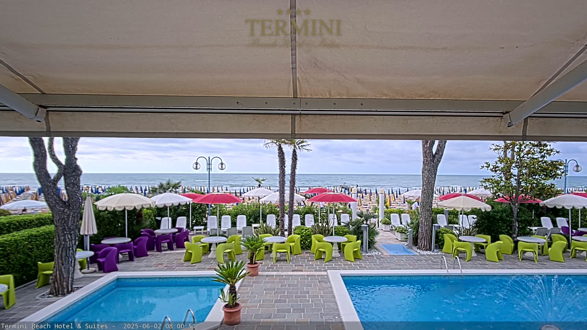 Lido di Jesolo Beach Live Cam - Venice, Veneto, Italy