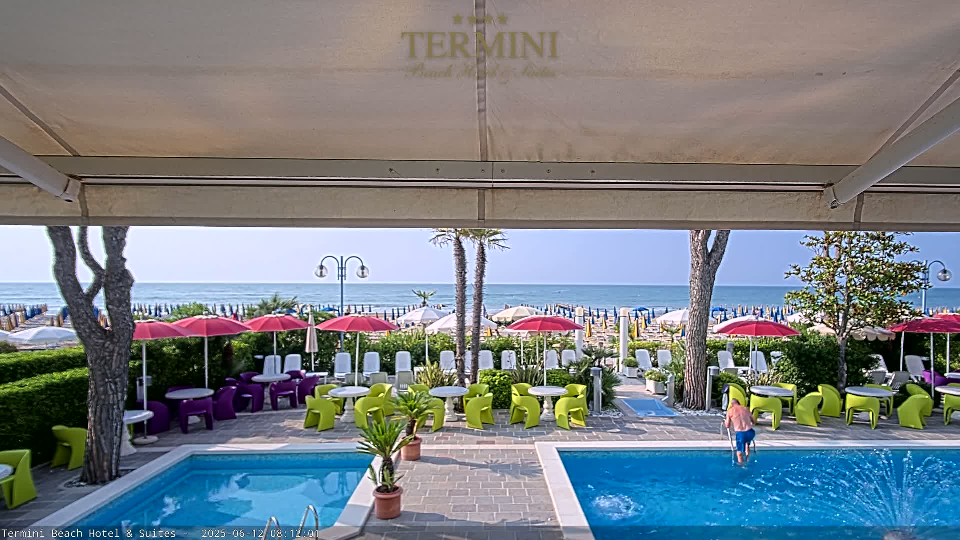 Lido di Jesolo Beach Live Cam - Venice, Veneto, Italy