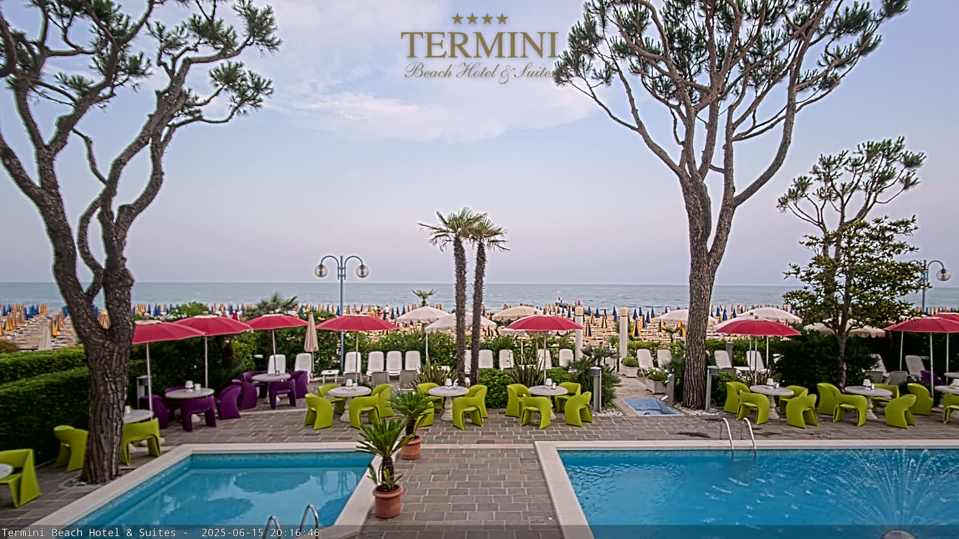 Lido di Jesolo Beach Live Cam - Venice, Veneto, Italy