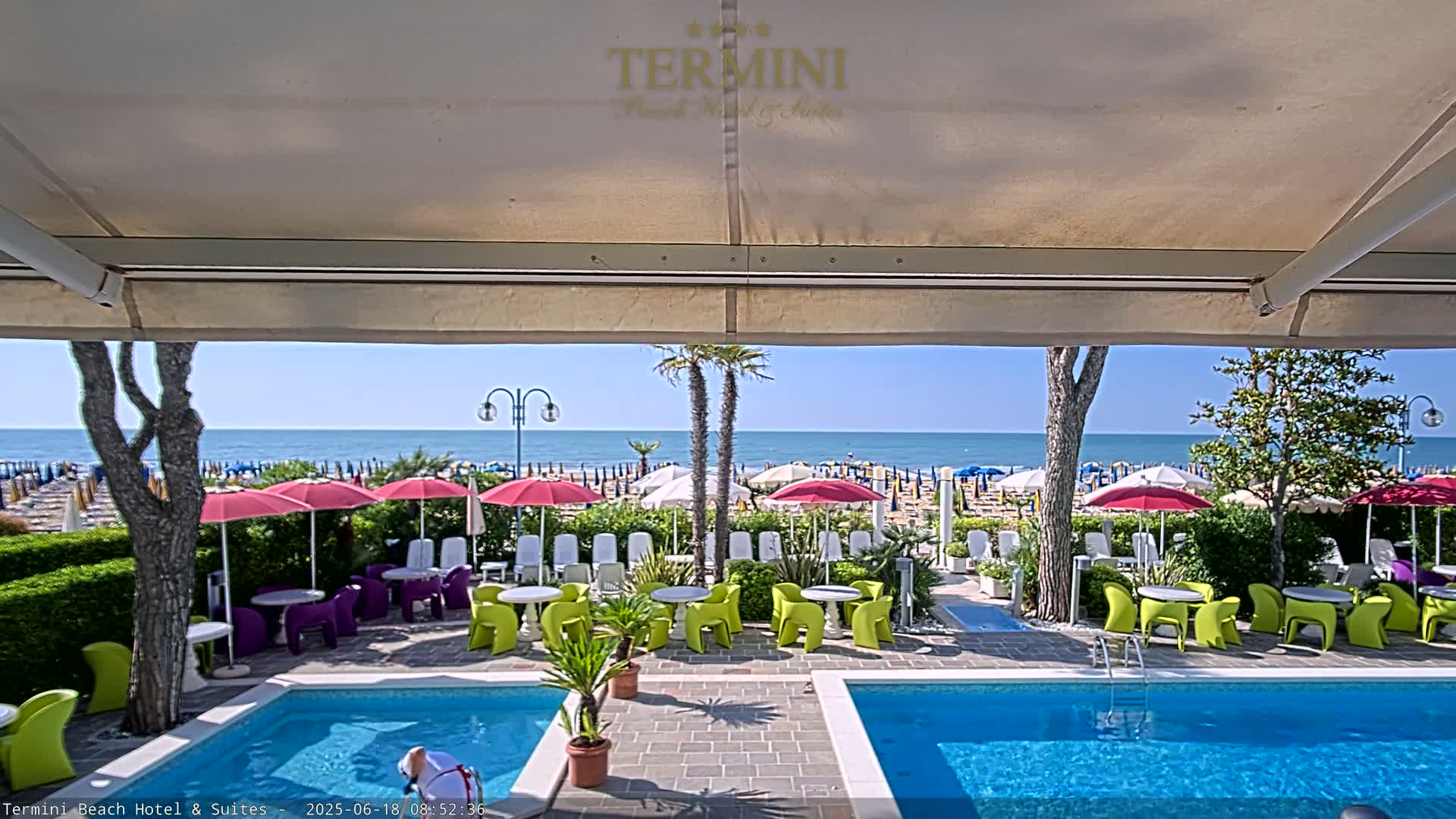 Lido di Jesolo Beach Live Cam - Venice, Veneto, Italy