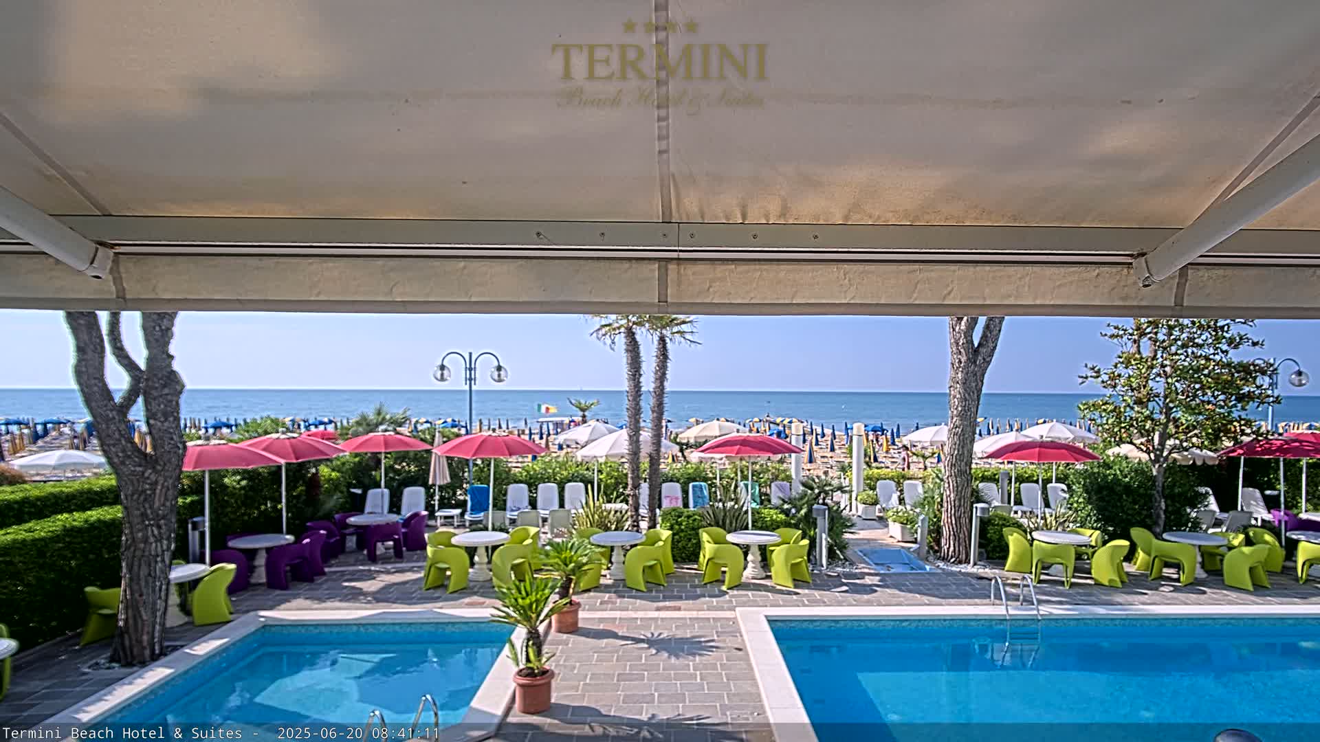 Lido di Jesolo Beach Live Cam - Venice, Veneto, Italy