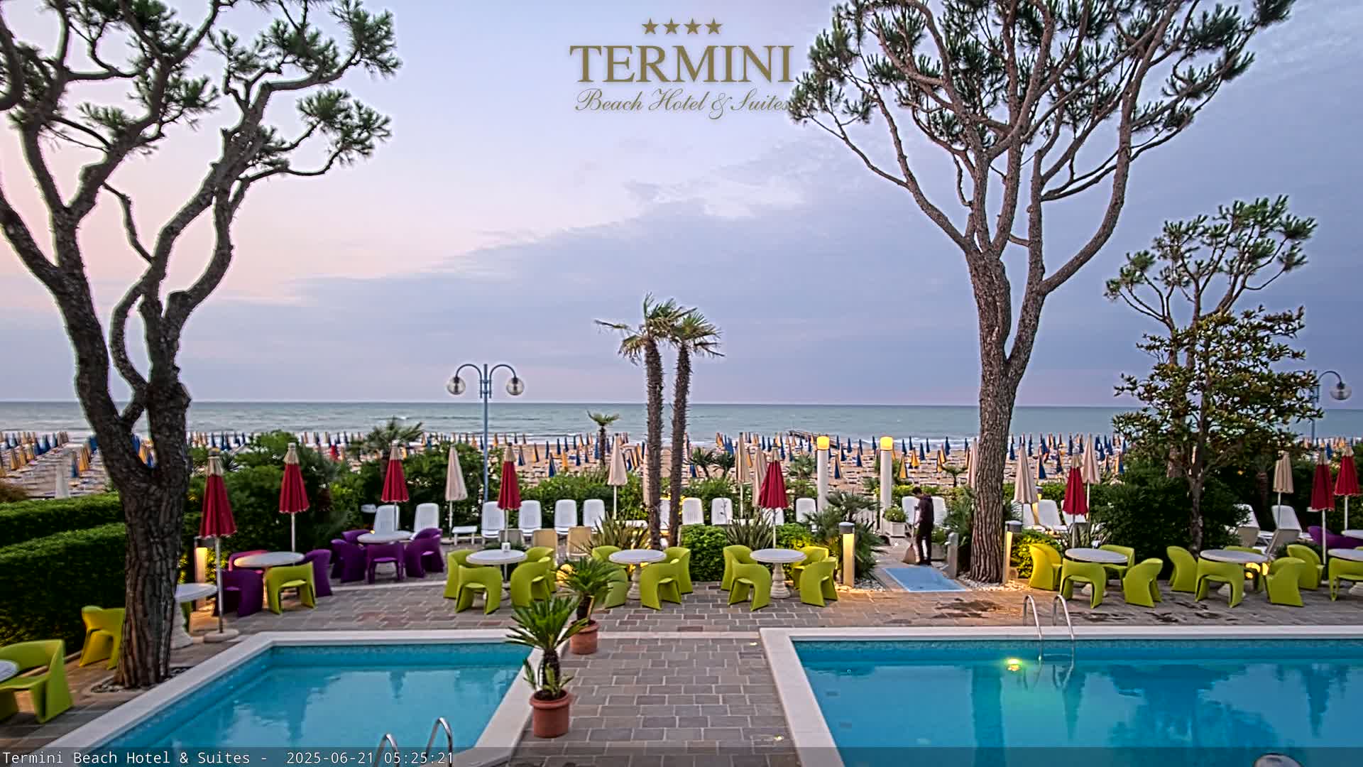 Lido di Jesolo Beach Live Cam - Venice, Veneto, Italy