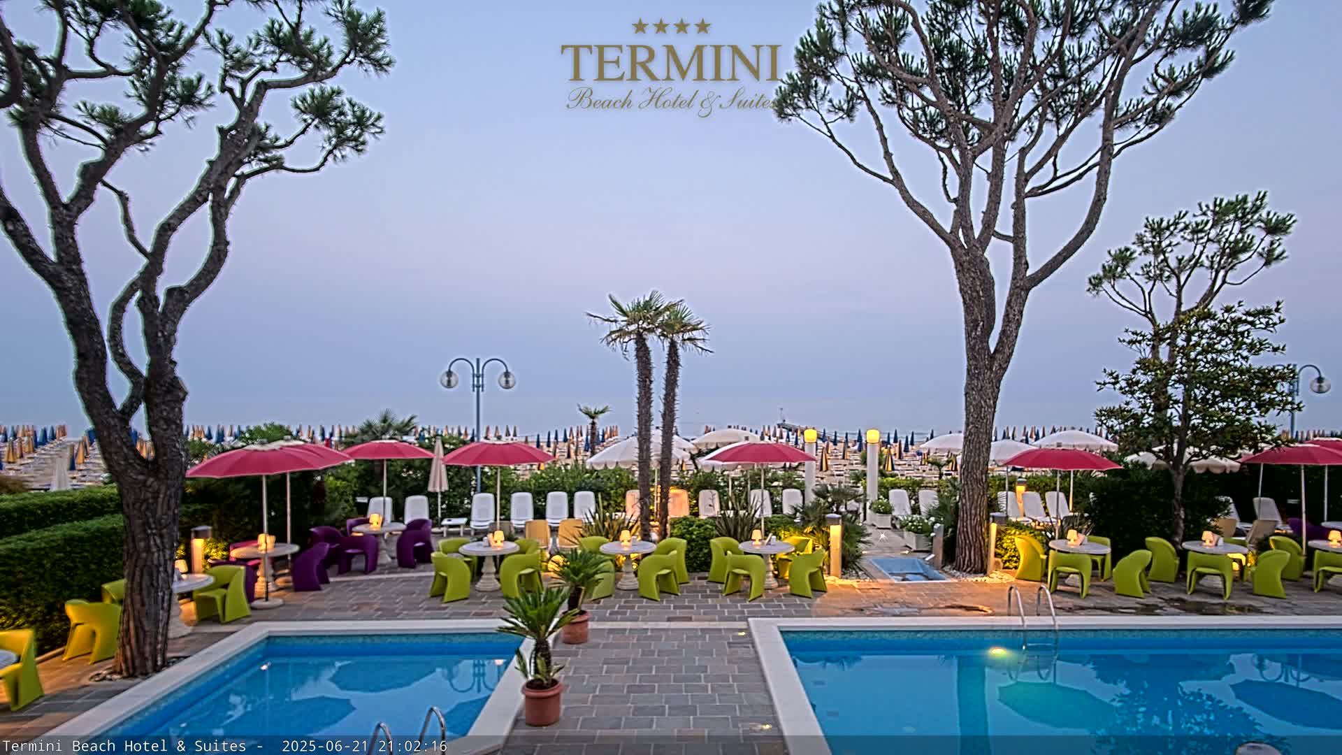 Lido di Jesolo Beach Live Cam - Venice, Veneto, Italy