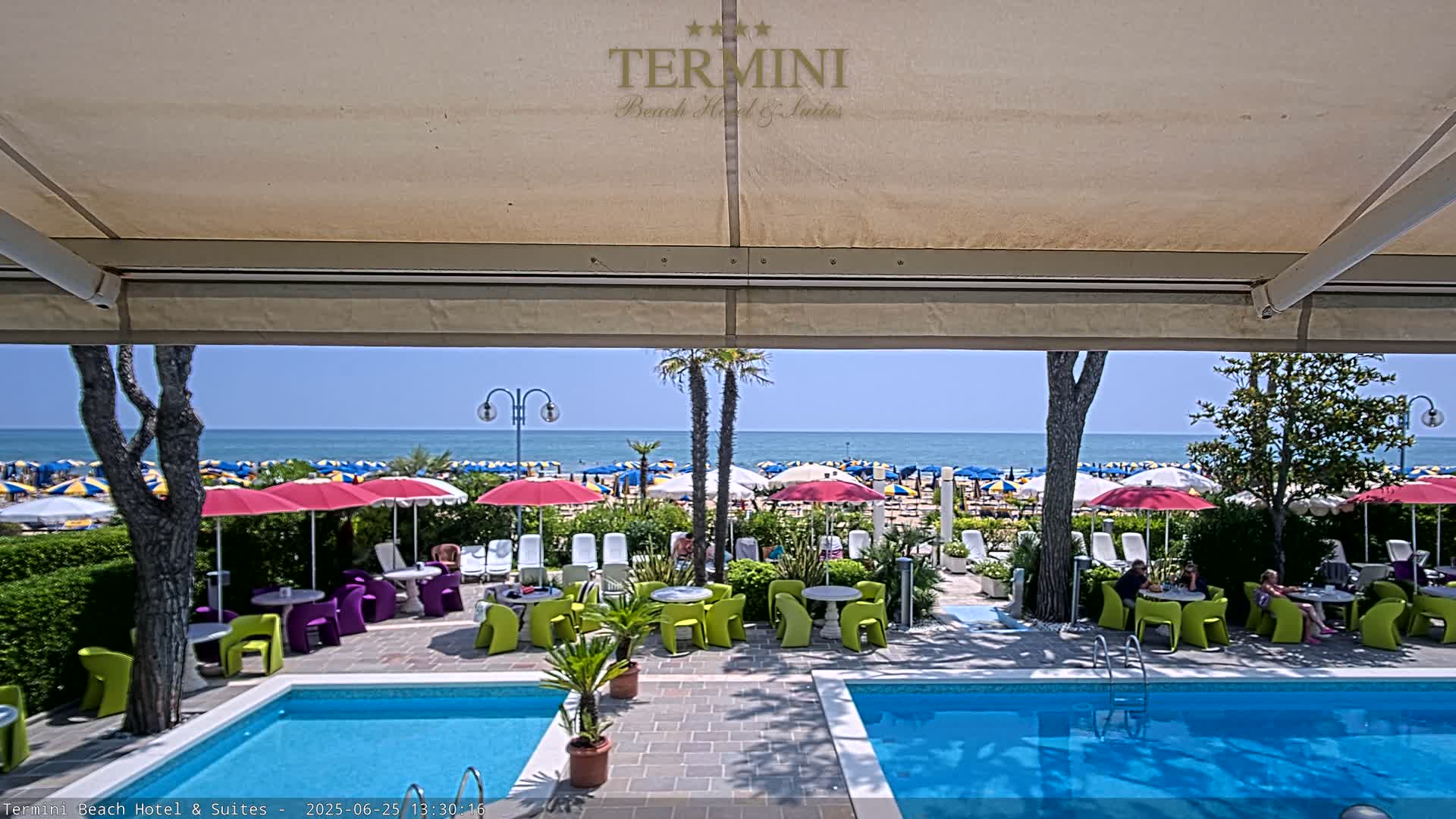 Lido di Jesolo Beach Live Cam - Venice, Veneto, Italy