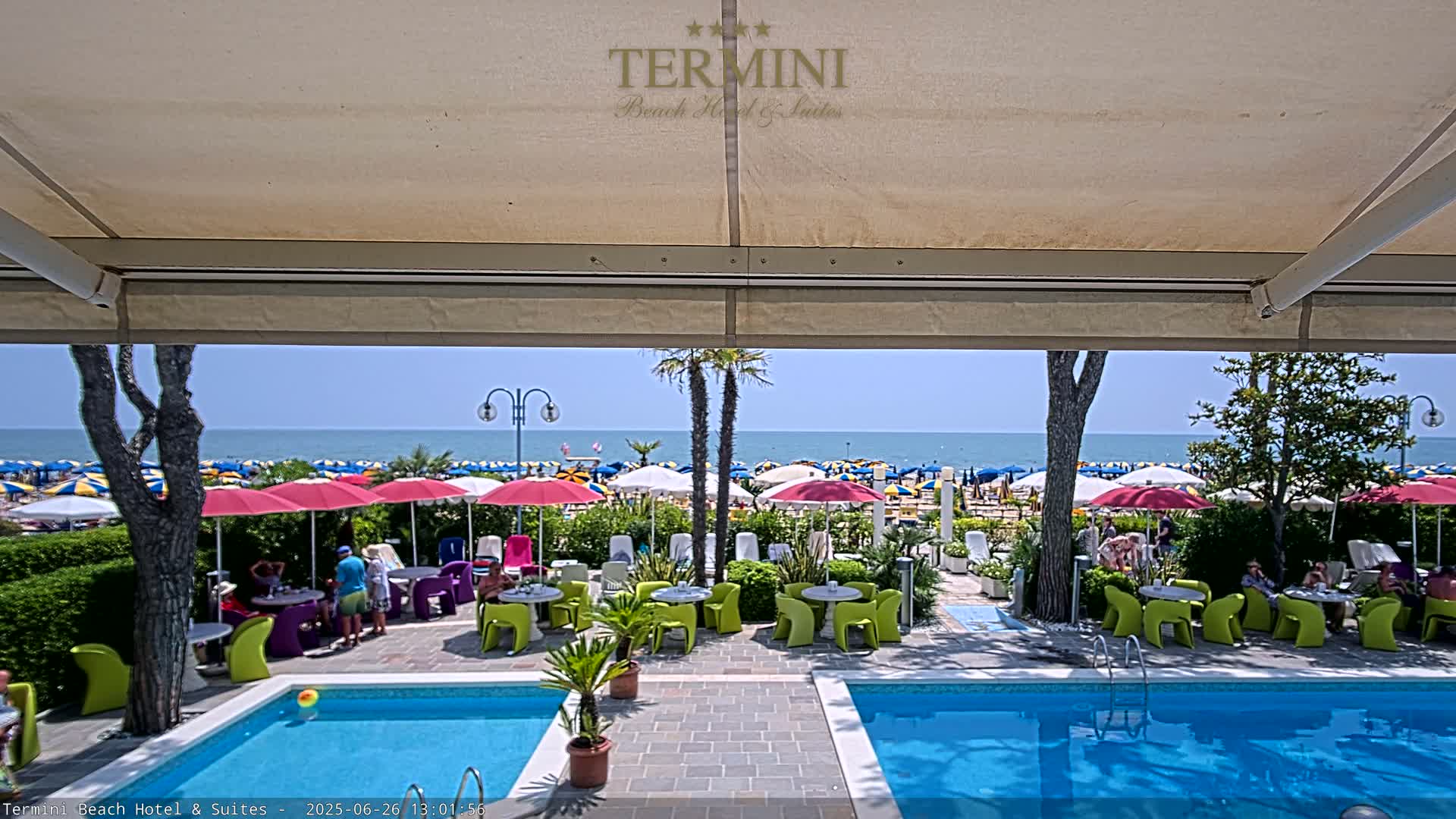 Lido di Jesolo Beach Live Cam - Venice, Veneto, Italy