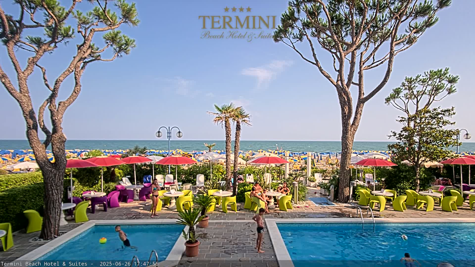 Lido di Jesolo Beach Live Cam - Venice, Veneto, Italy