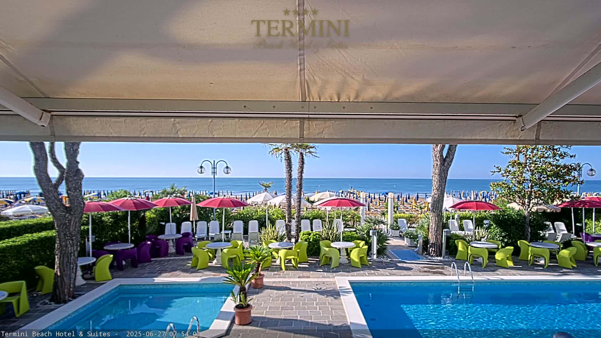 Lido di Jesolo Beach Live Cam - Venice, Veneto, Italy