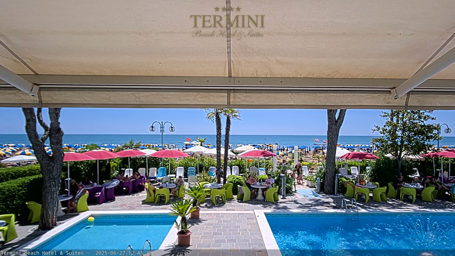 Lido di Jesolo Beach Live Cam - Venice, Veneto, Italy