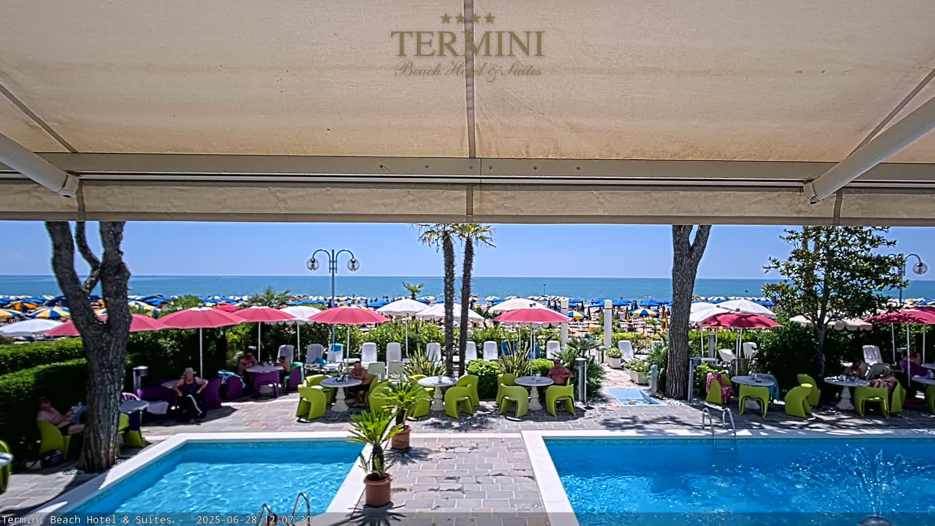 Lido di Jesolo Beach Live Cam - Venice, Veneto, Italy