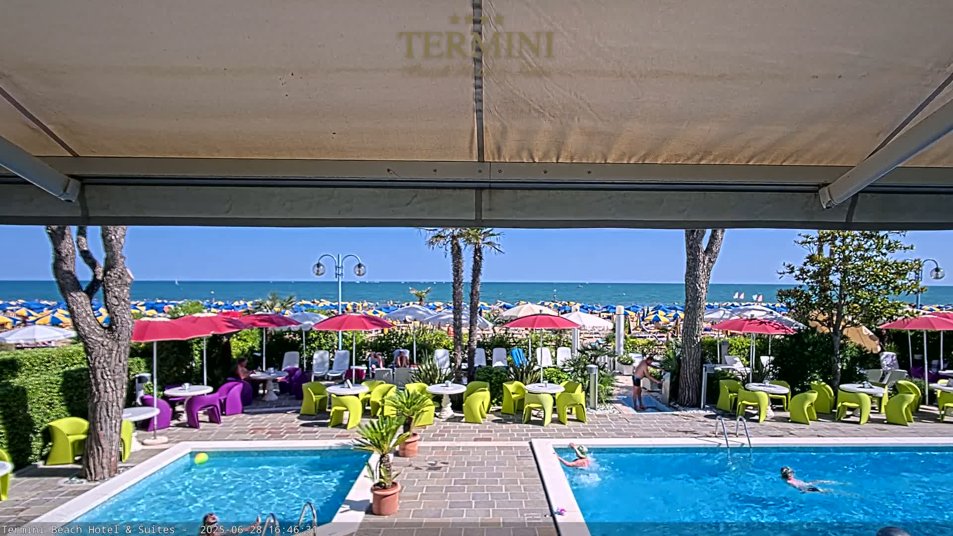 Lido di Jesolo Beach Live Cam - Venice, Veneto, Italy