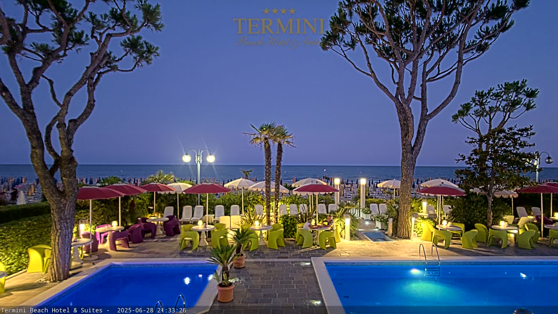Lido di Jesolo Beach Live Cam - Venice, Veneto, Italy