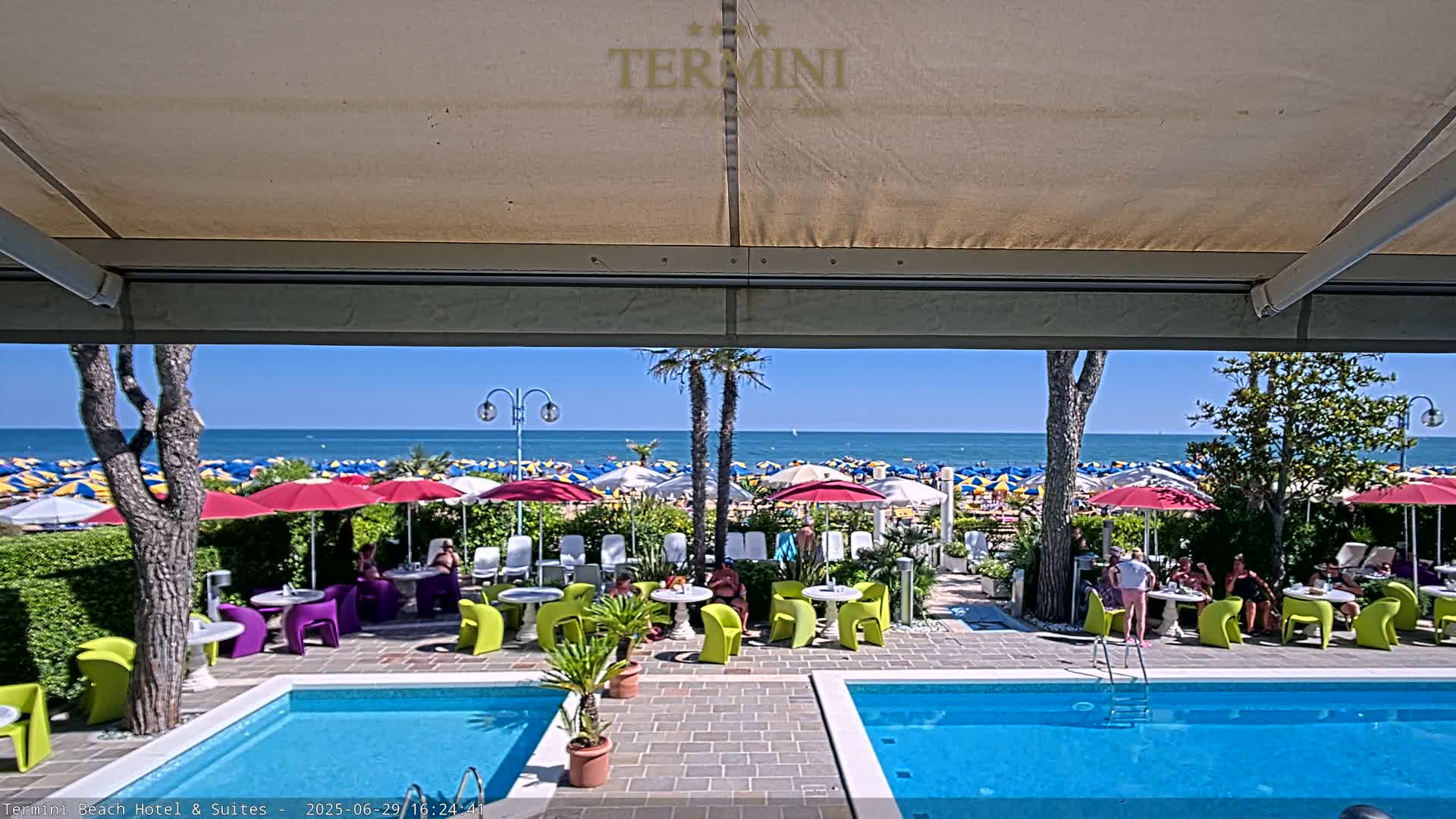 Lido di Jesolo Beach Live Cam - Venice, Veneto, Italy