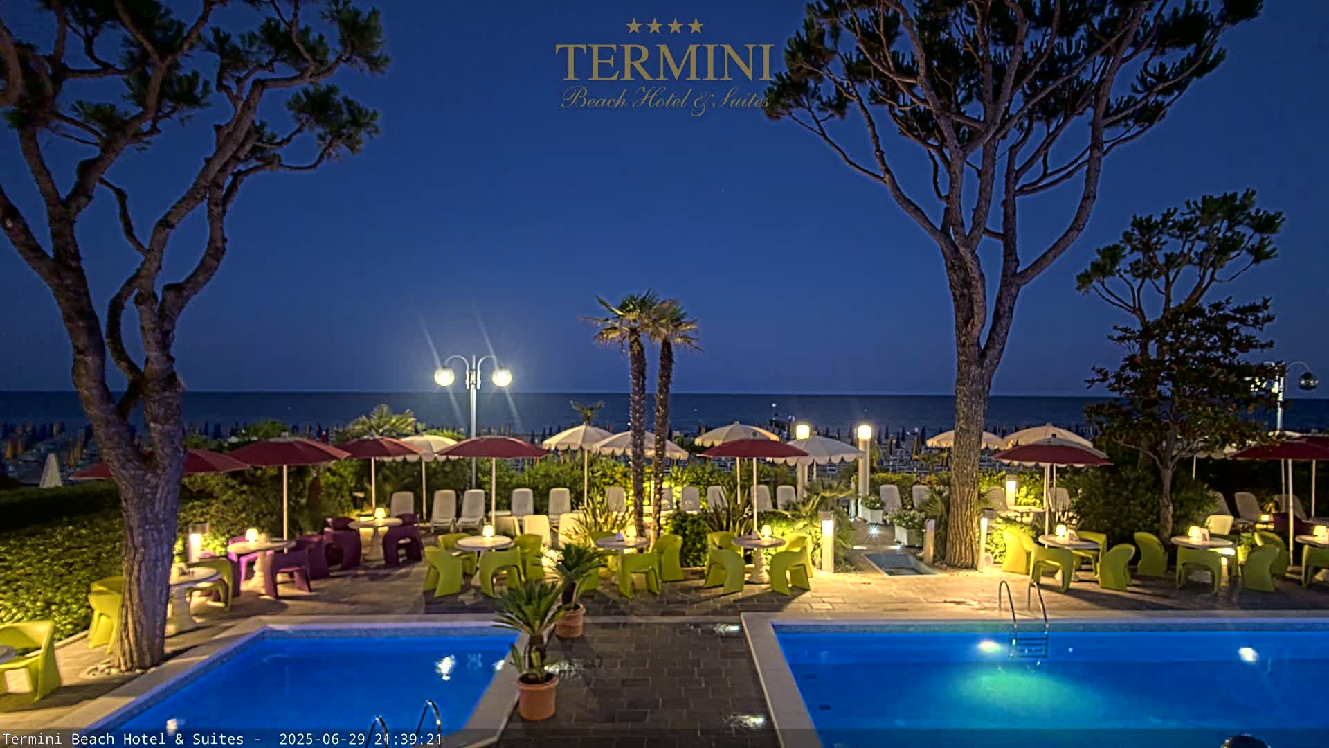 Lido di Jesolo Beach Live Cam - Venice, Veneto, Italy