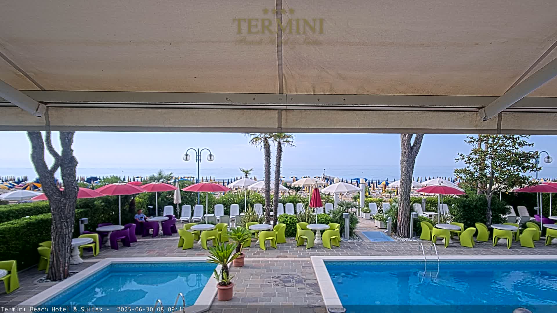 Lido di Jesolo Beach Live Cam - Venice, Veneto, Italy