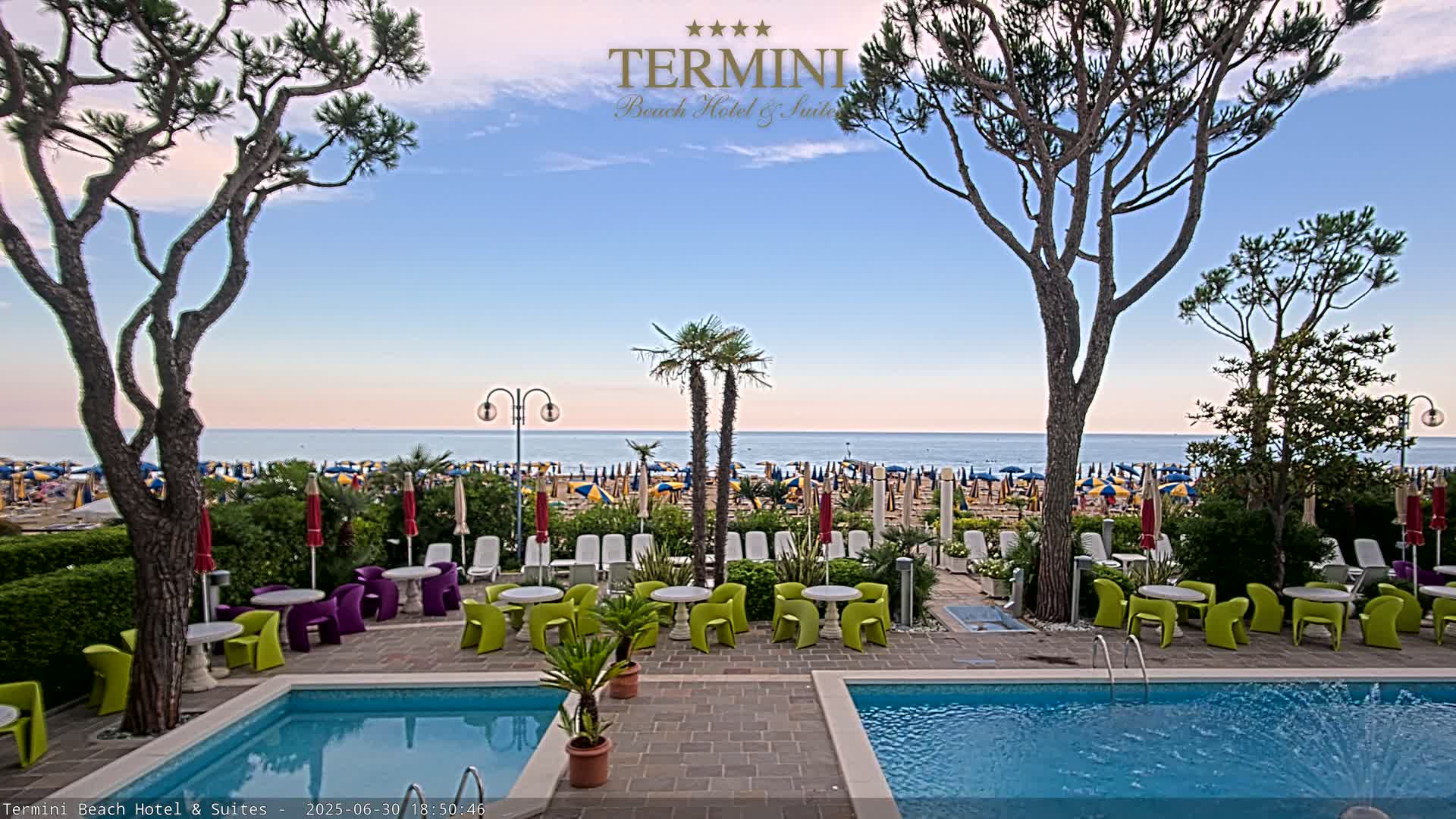 Lido di Jesolo Beach Live Cam - Venice, Veneto, Italy