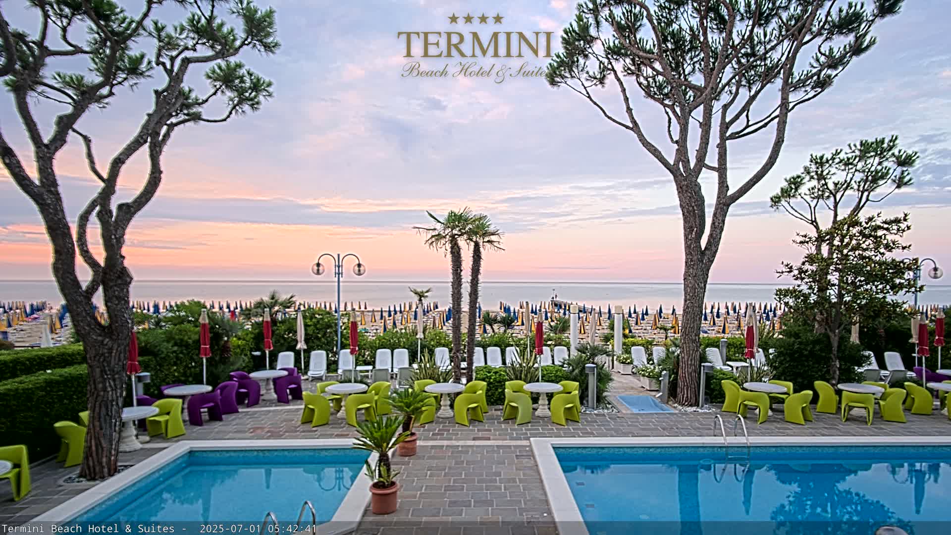 Lido di Jesolo Beach Live Cam - Venice, Veneto, Italy