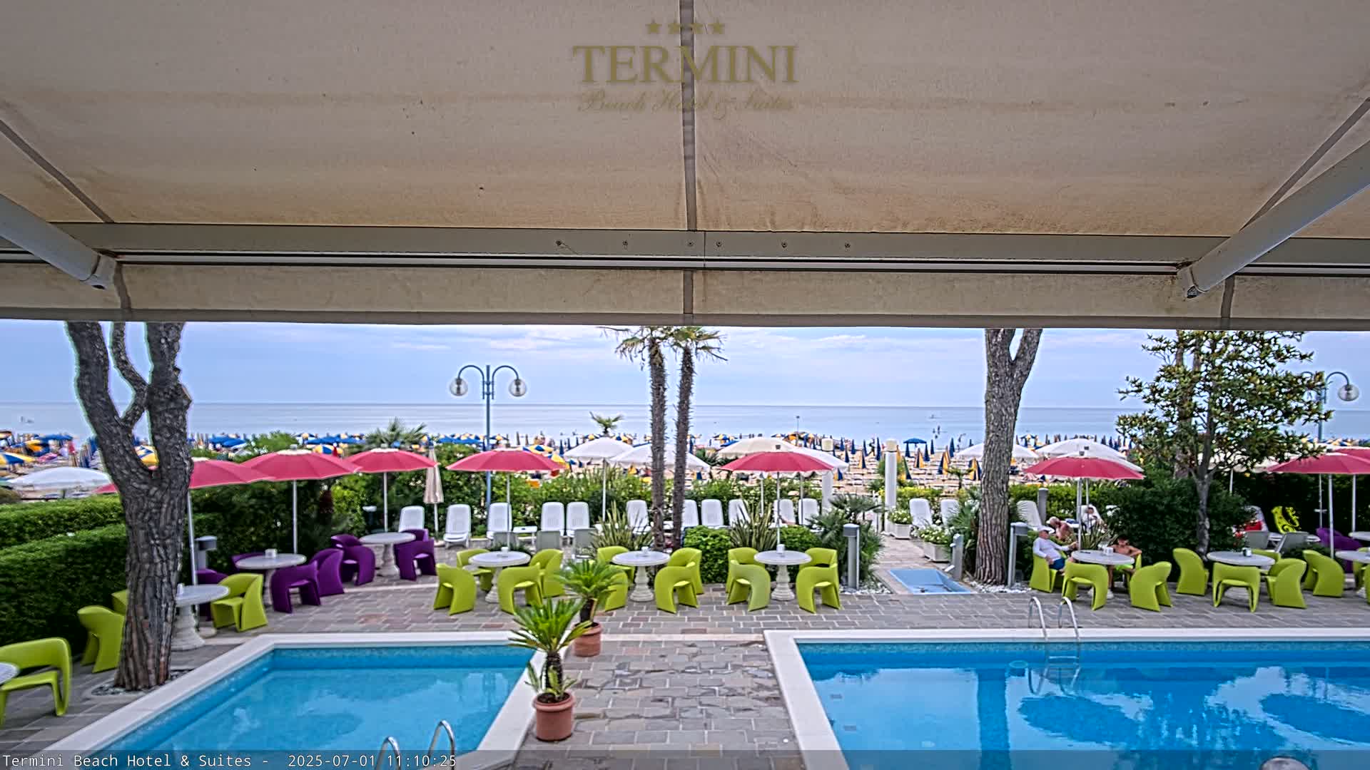 Lido di Jesolo Beach Live Cam - Venice, Veneto, Italy