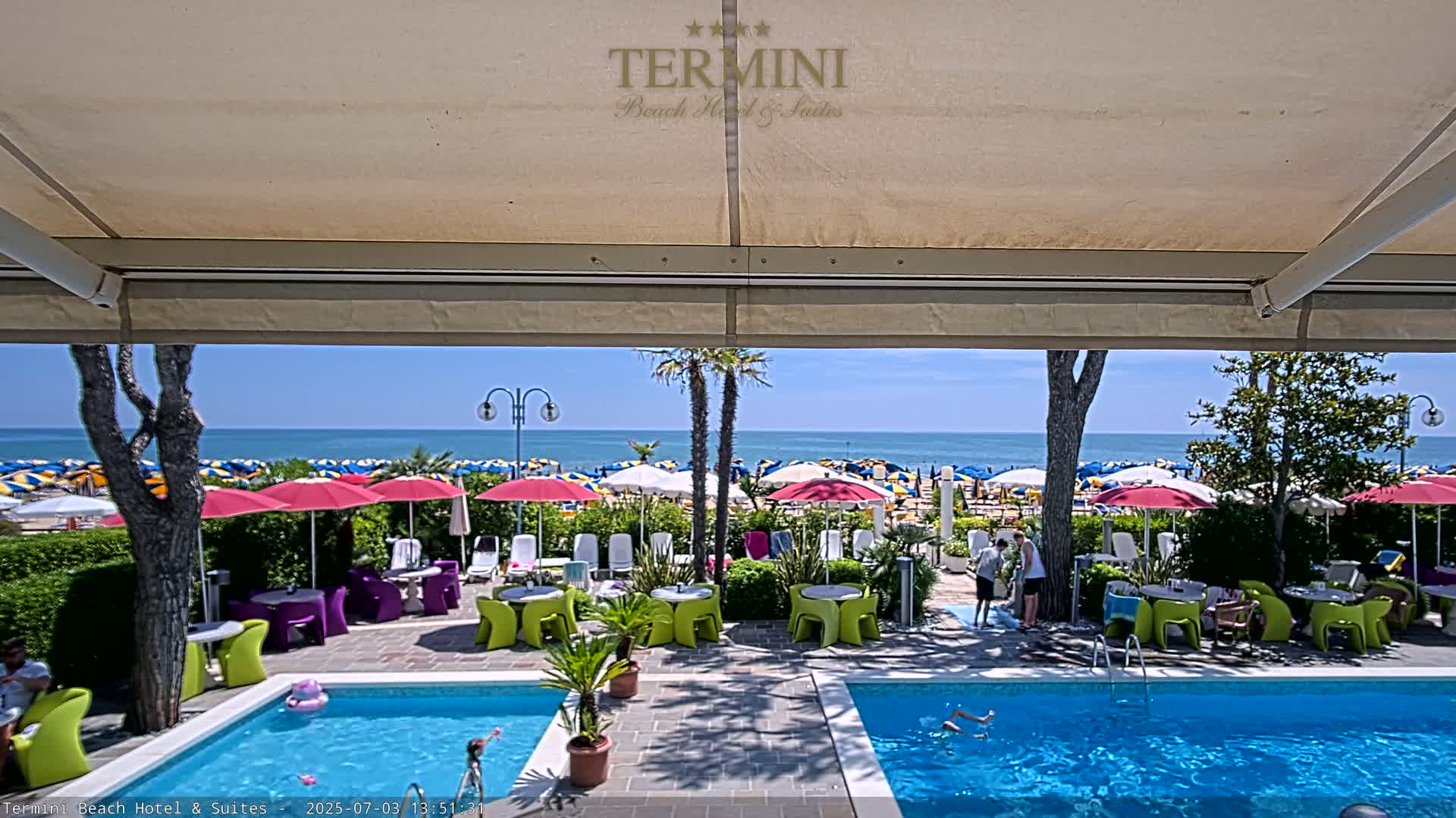 Lido di Jesolo Beach Live Cam - Venice, Veneto, Italy
