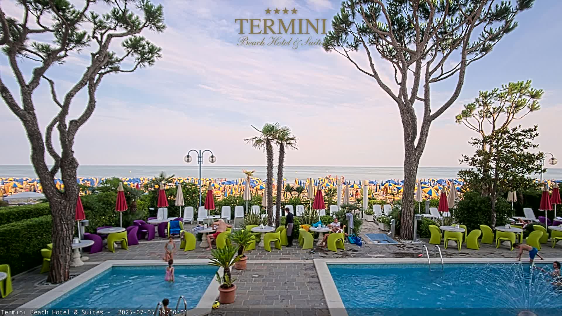 Lido di Jesolo Beach Live Cam - Venice, Veneto, Italy