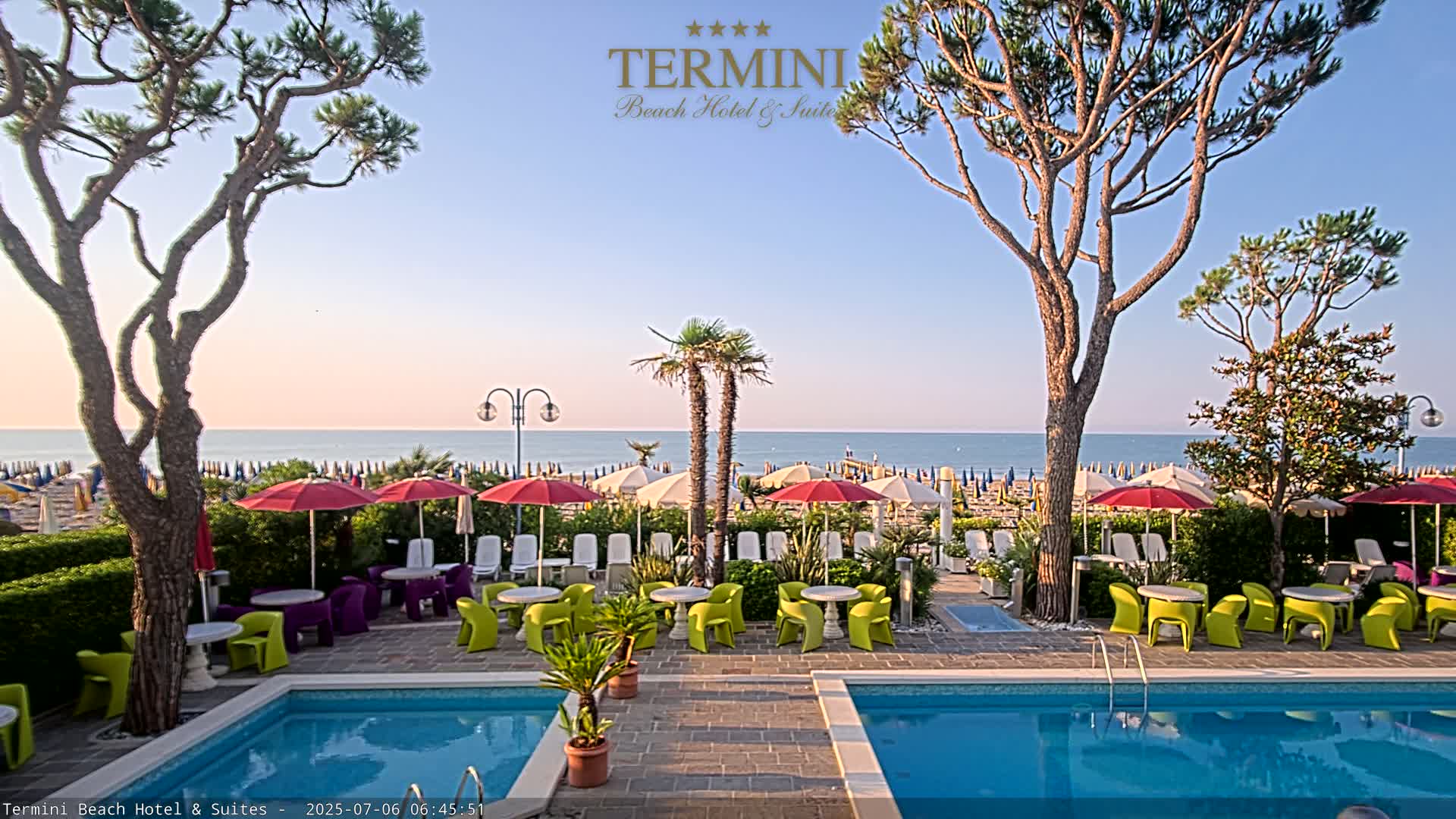 Lido di Jesolo Beach Live Cam - Venice, Veneto, Italy