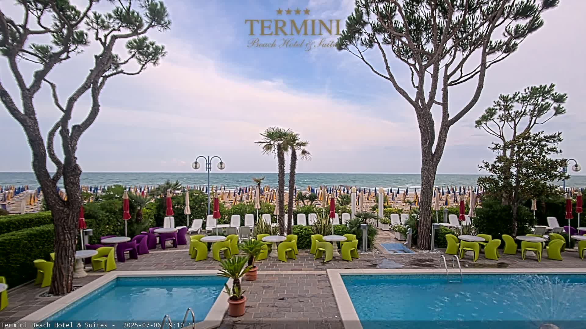 Lido di Jesolo Beach Live Cam - Venice, Veneto, Italy