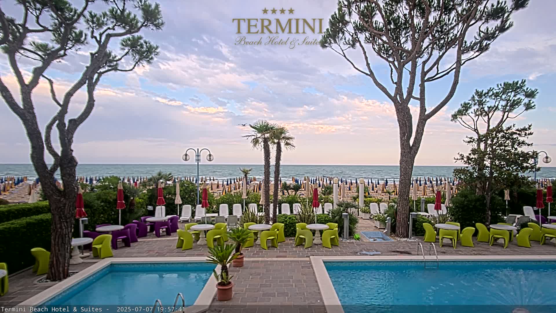 Lido di Jesolo Beach Live Cam - Venice, Veneto, Italy