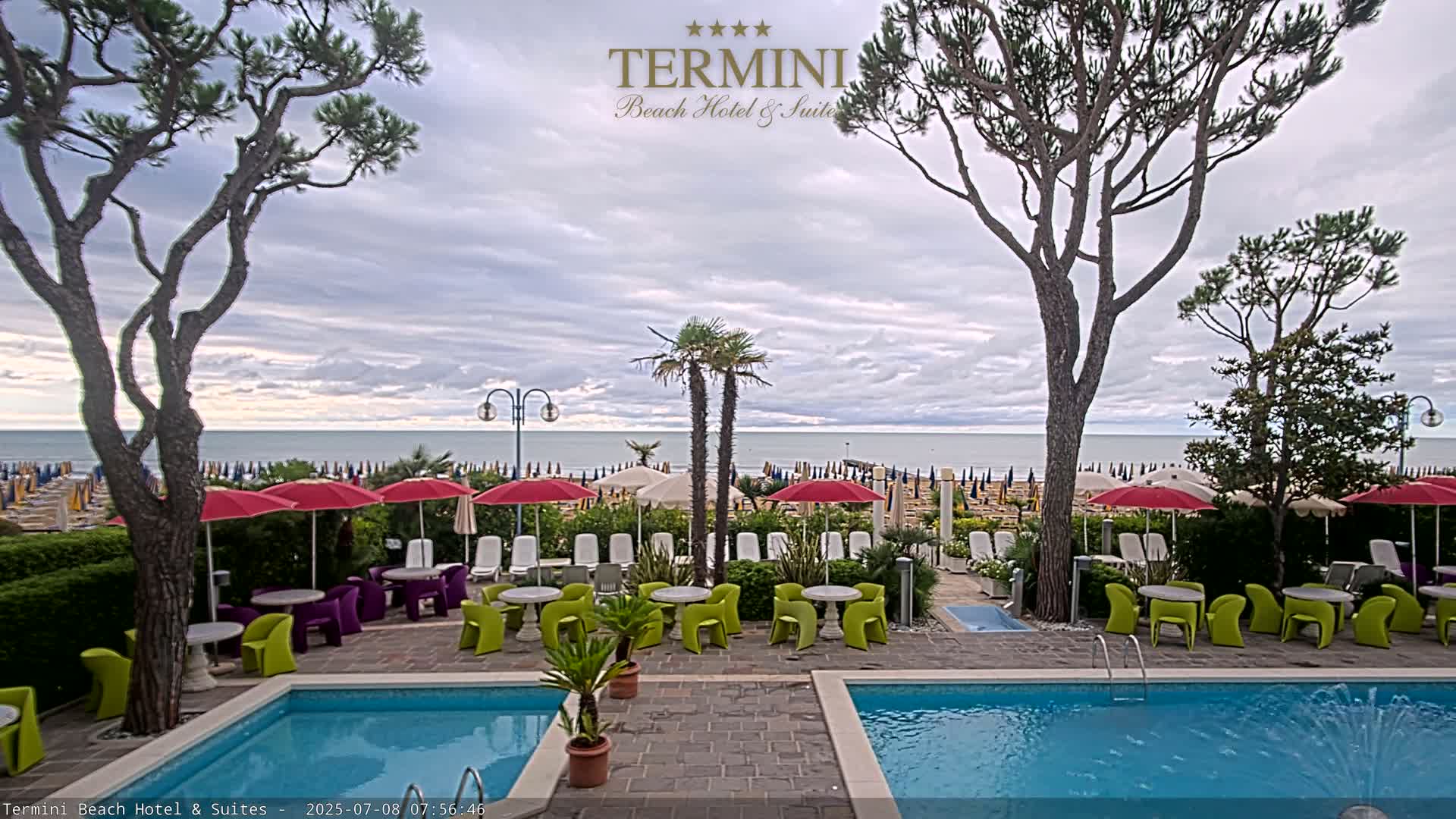 Lido di Jesolo Beach Live Cam - Venice, Veneto, Italy