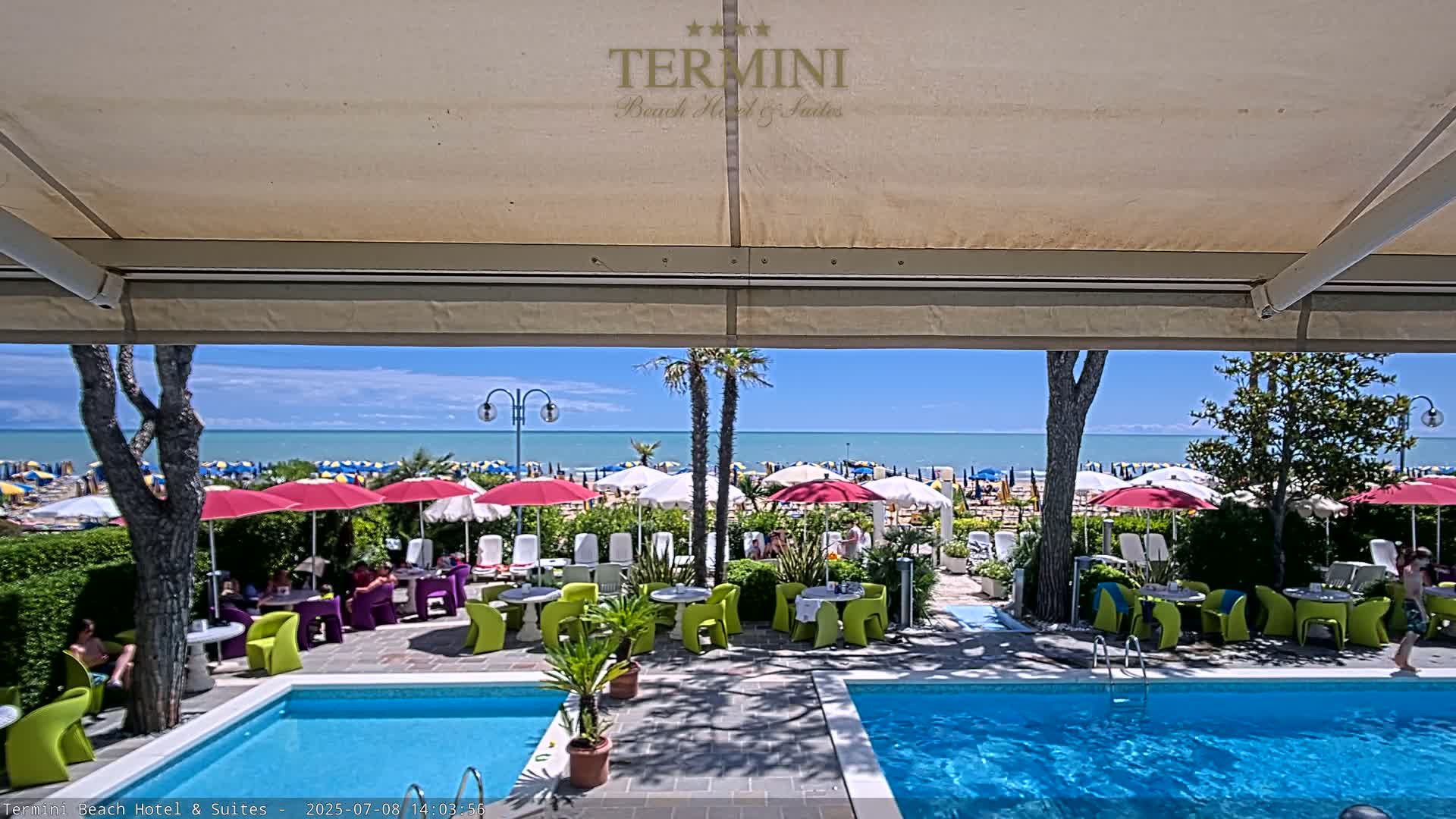 Lido di Jesolo Beach Live Cam - Venice, Veneto, Italy