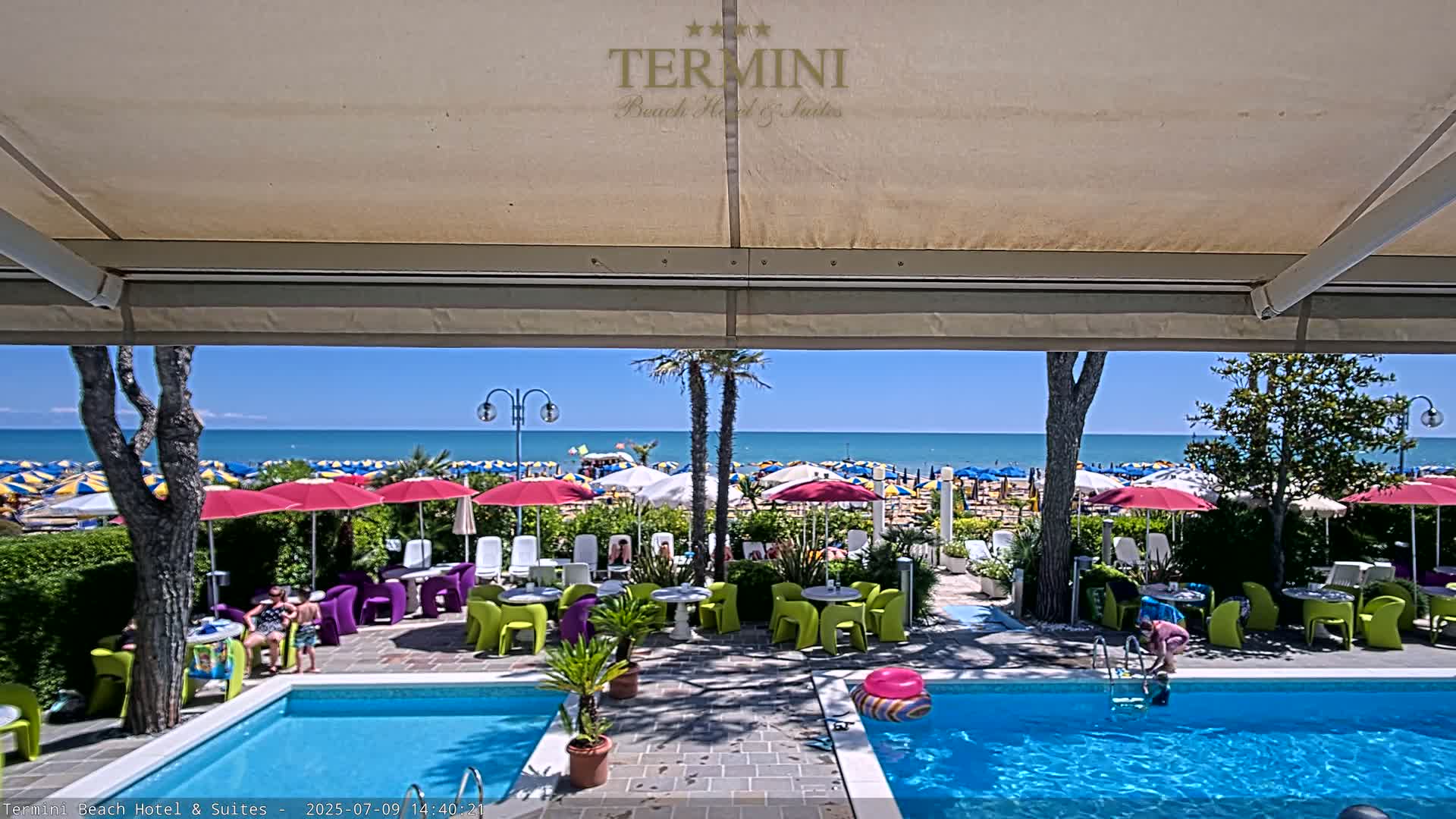 Lido di Jesolo Beach Live Cam - Venice, Veneto, Italy