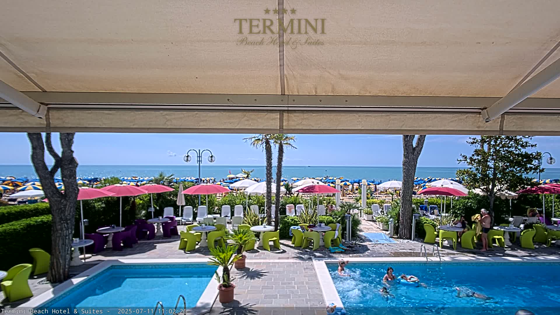 Lido di Jesolo Beach Live Cam - Venice, Veneto, Italy