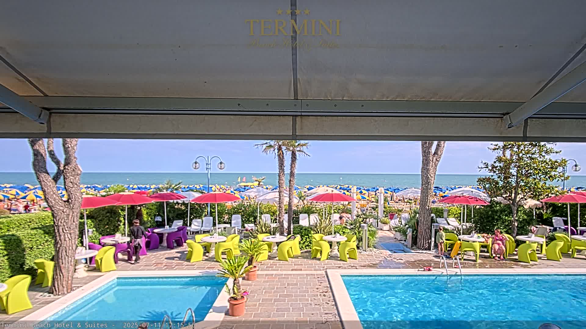 Lido di Jesolo Beach Live Cam - Venice, Veneto, Italy