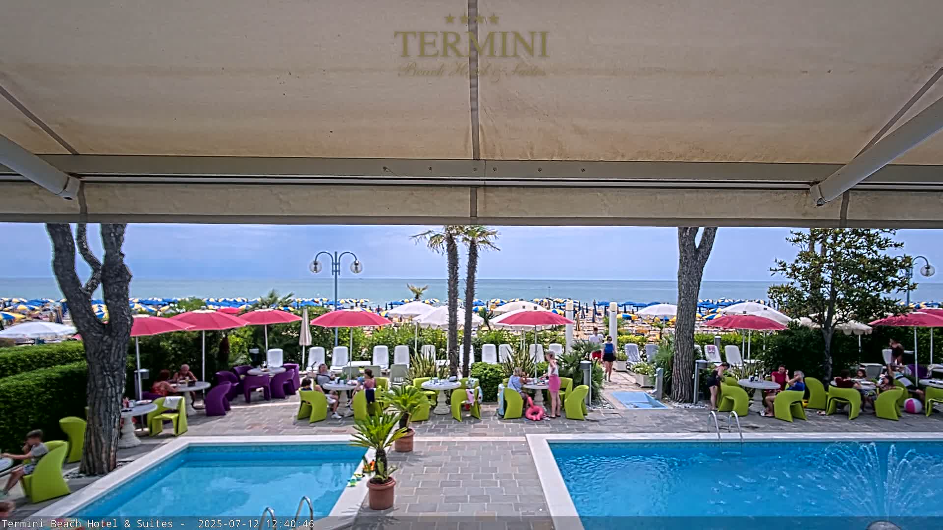 Lido di Jesolo Beach Live Cam - Venice, Veneto, Italy