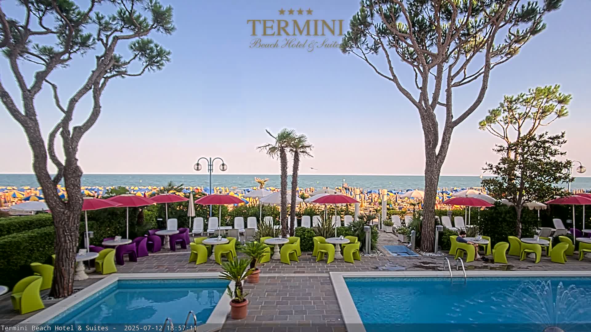 Lido di Jesolo Beach Live Cam - Venice, Veneto, Italy