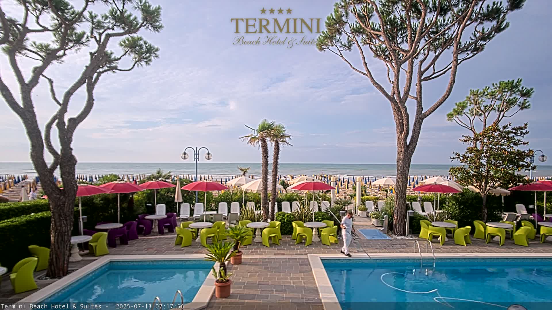 Lido di Jesolo Beach Live Cam - Venice, Veneto, Italy