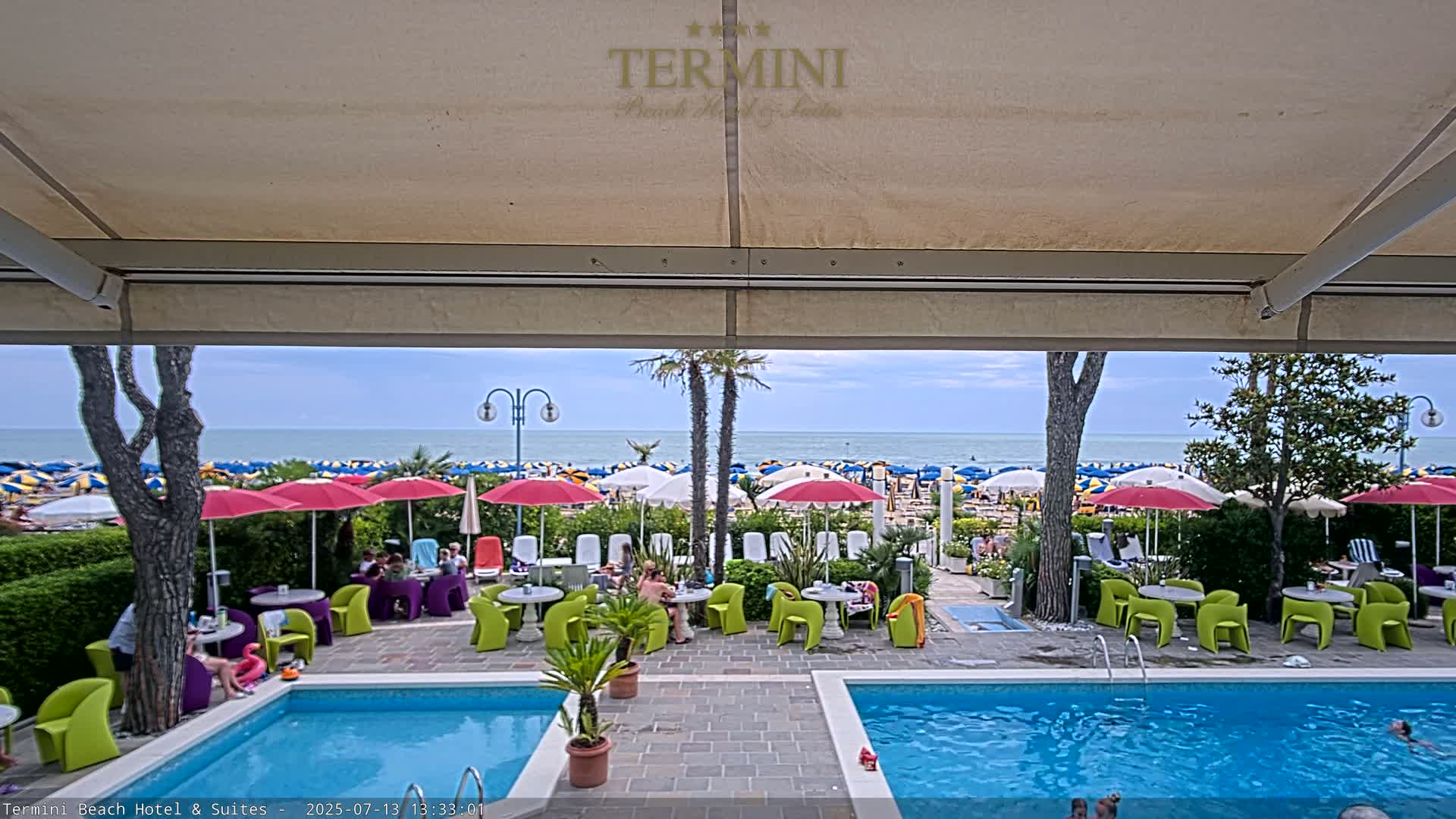 Lido di Jesolo Beach Live Cam - Venice, Veneto, Italy