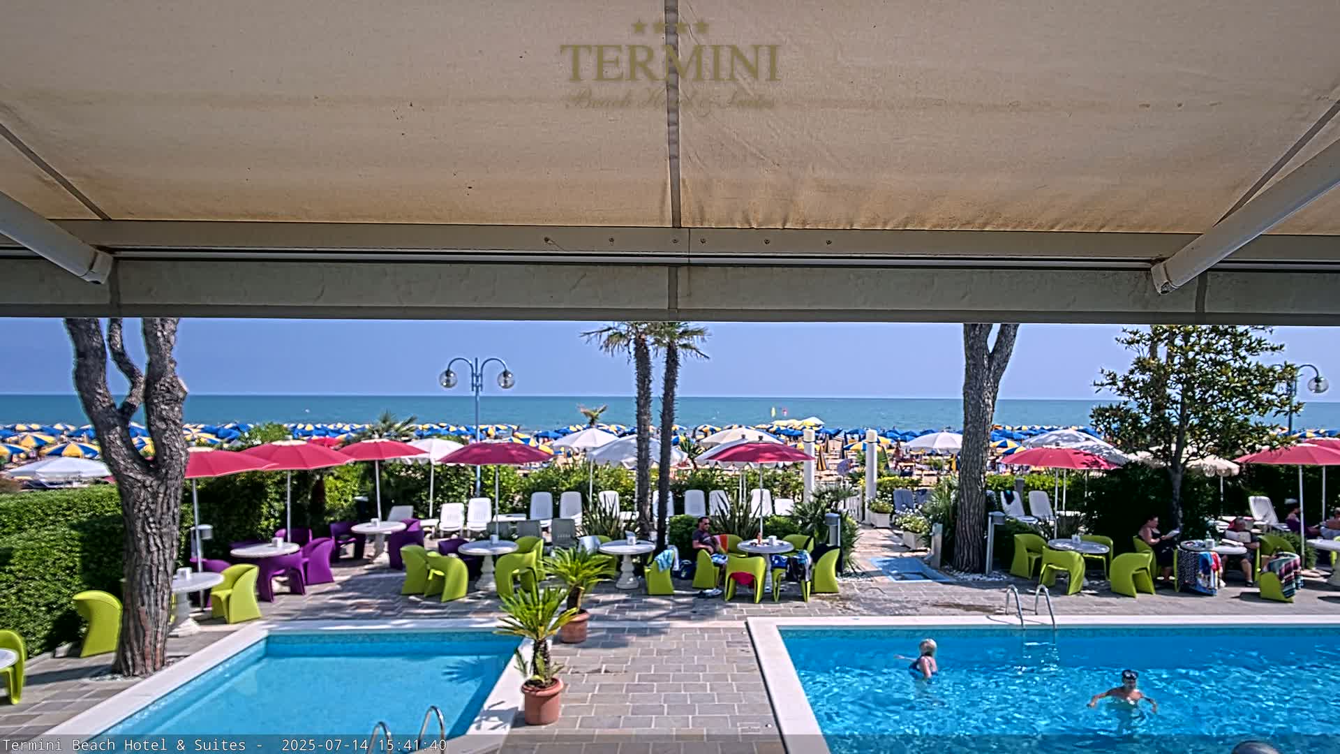 Lido di Jesolo Beach Live Cam - Venice, Veneto, Italy
