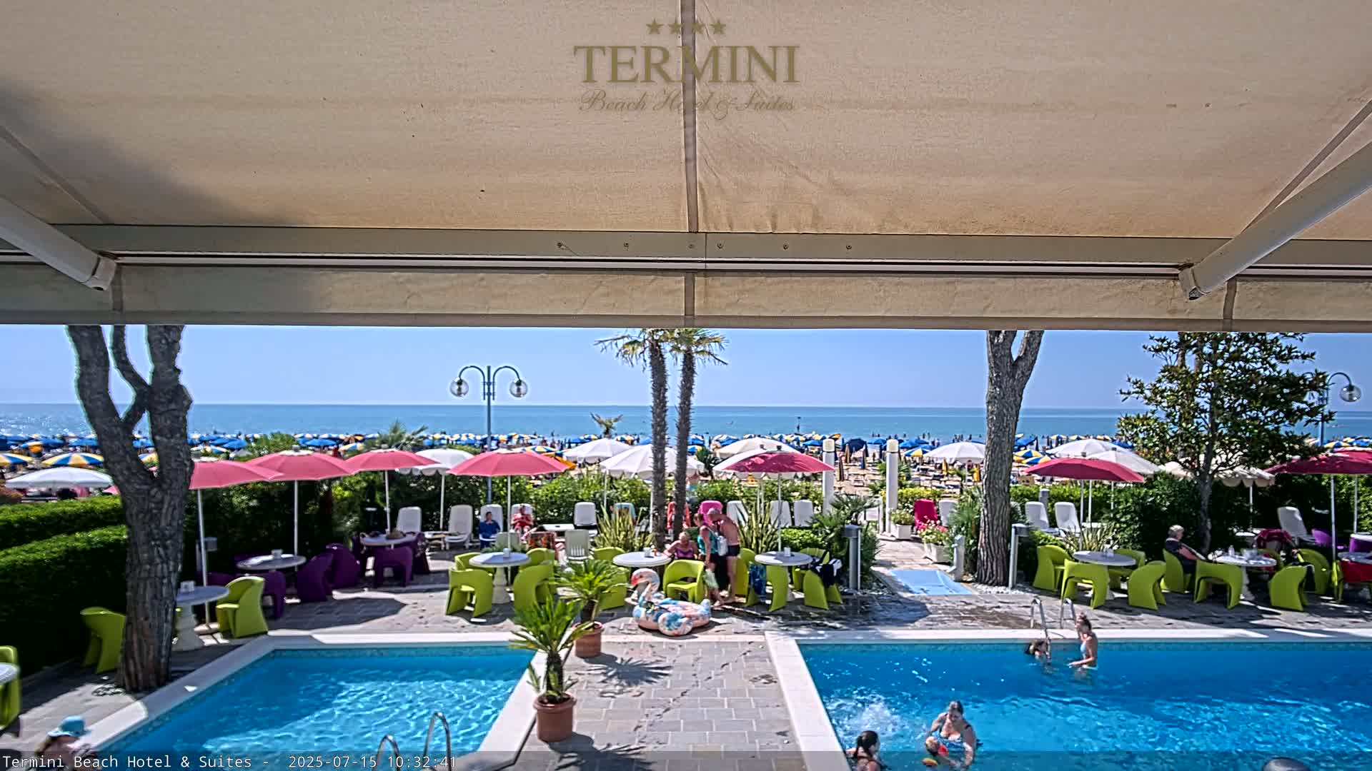 Lido di Jesolo Beach Live Cam - Venice, Veneto, Italy