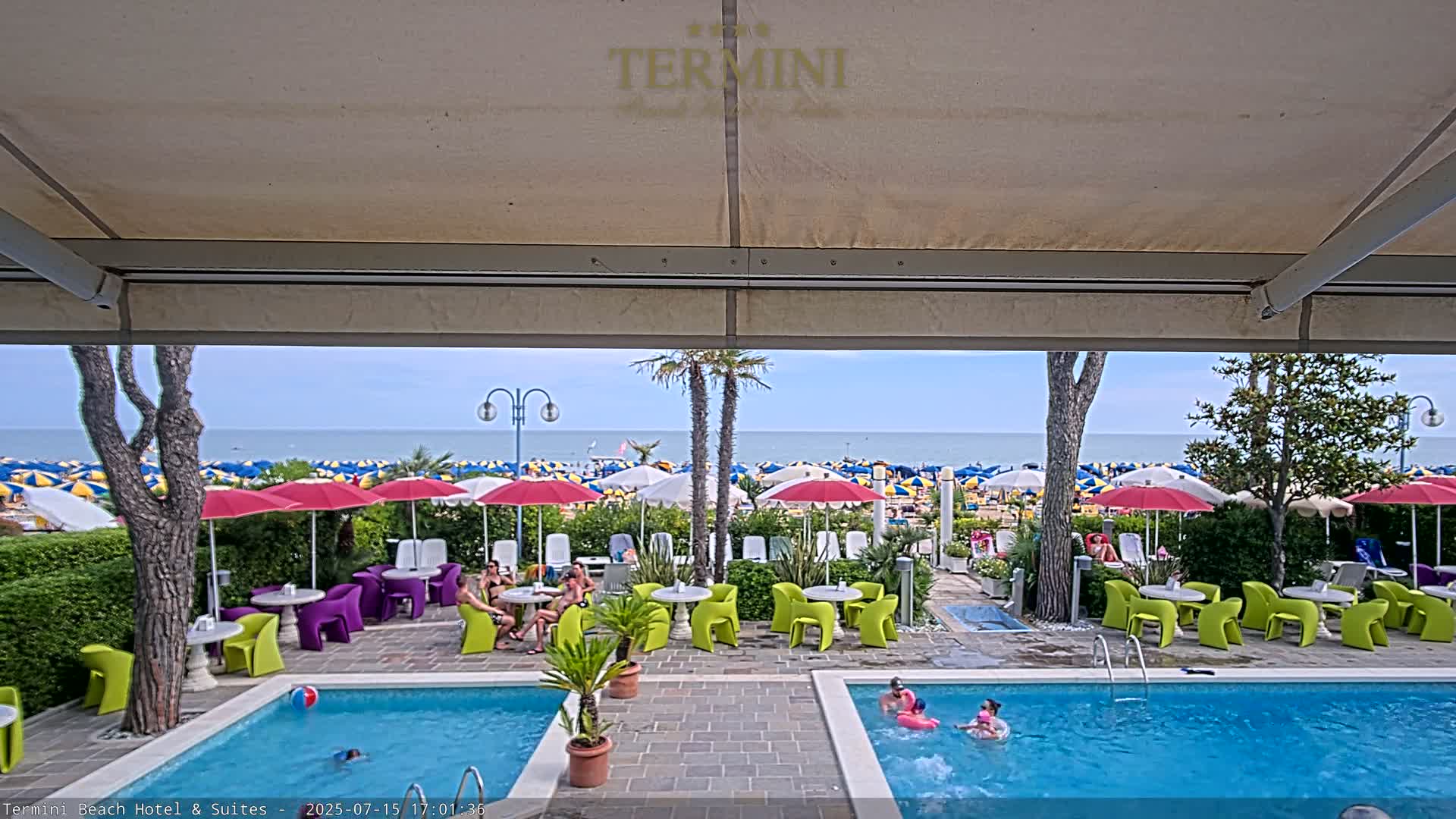 Lido di Jesolo Beach Live Cam - Venice, Veneto, Italy