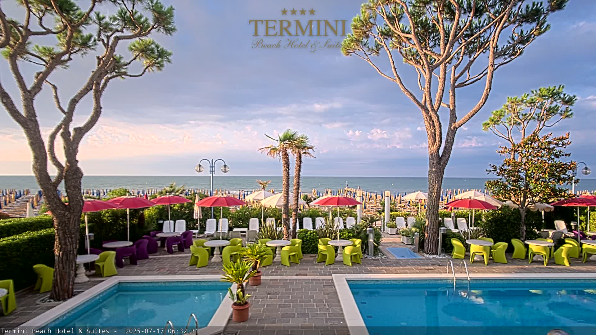 Lido di Jesolo Beach Live Cam - Venice, Veneto, Italy