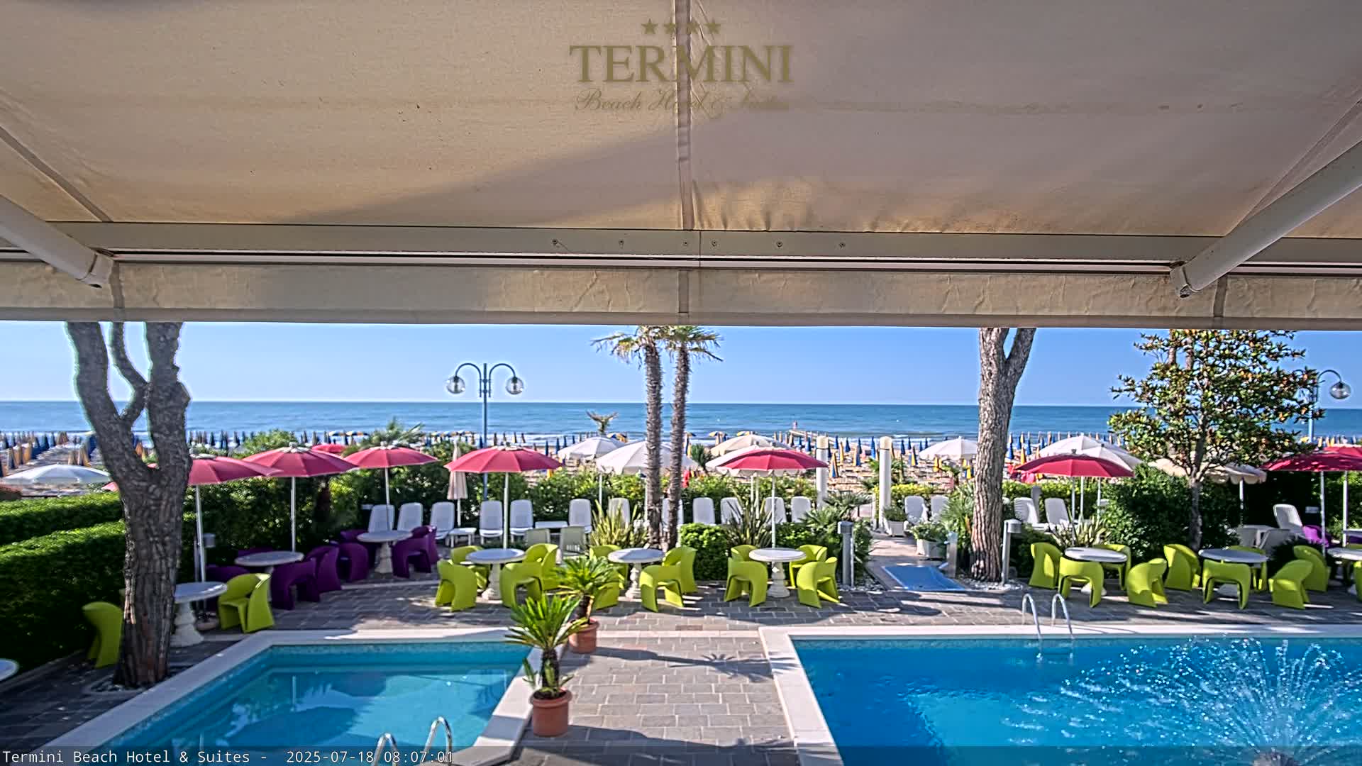 Lido di Jesolo Beach Live Cam - Venice, Veneto, Italy