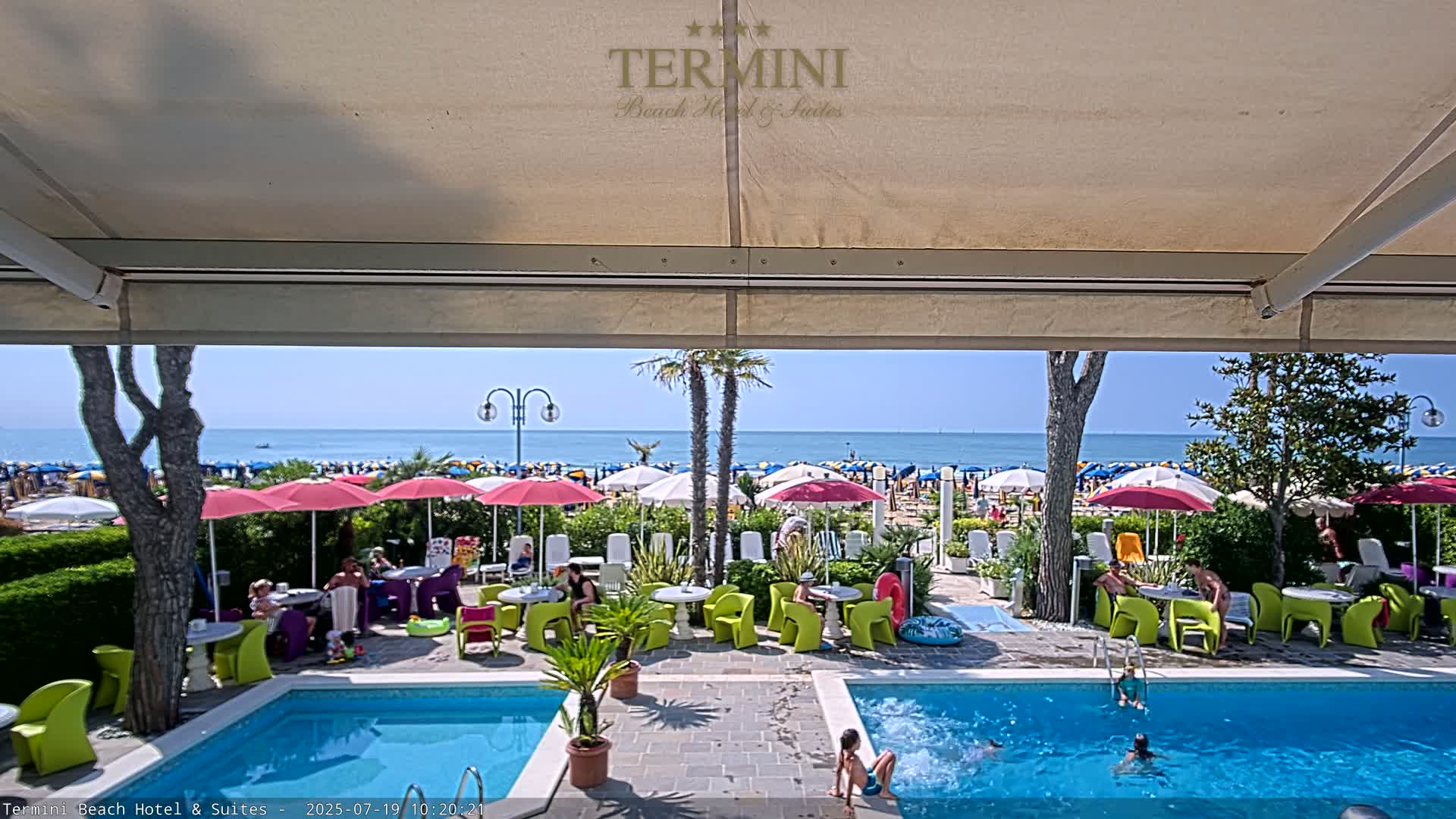 Lido di Jesolo Beach Live Cam - Venice, Veneto, Italy