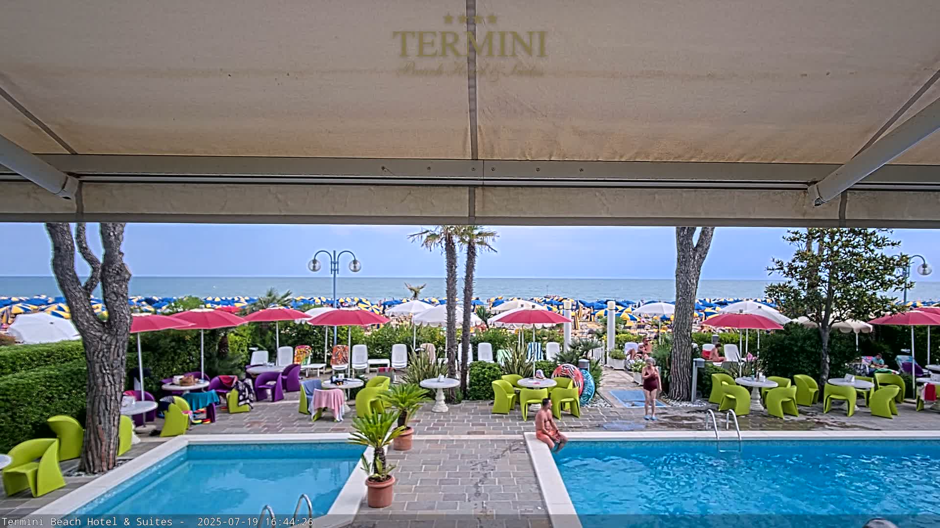 Lido di Jesolo Beach Live Cam - Venice, Veneto, Italy
