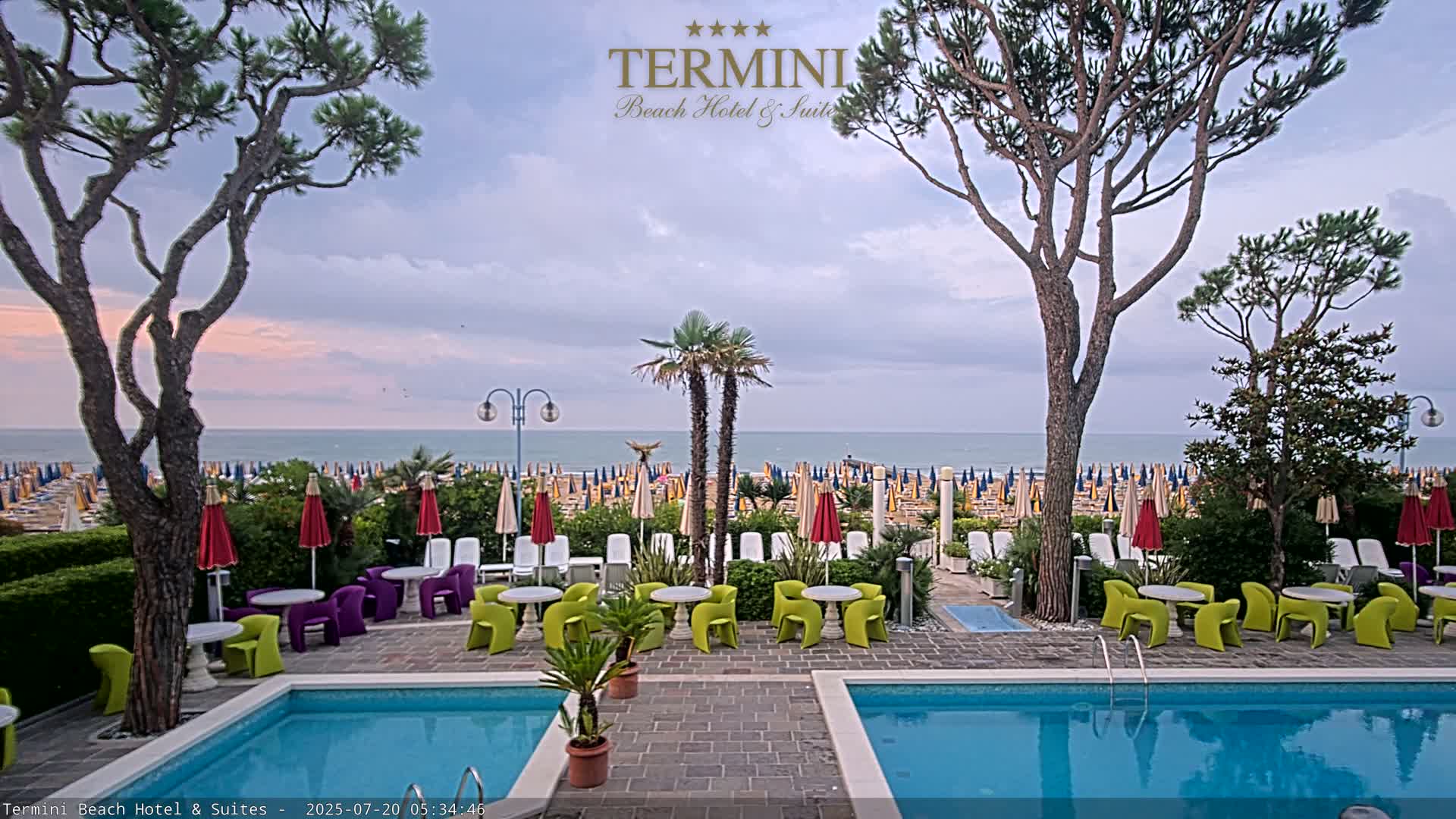 Lido di Jesolo Beach Live Cam - Venice, Veneto, Italy
