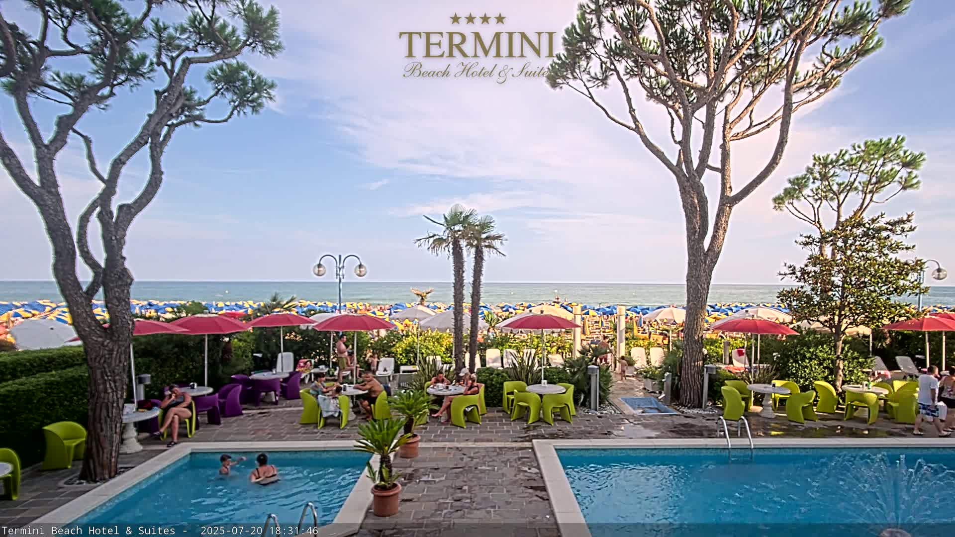 Lido di Jesolo Beach Live Cam - Venice, Veneto, Italy