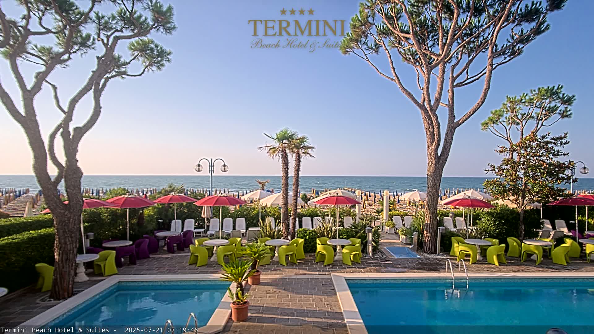 Lido di Jesolo Beach Live Cam - Venice, Veneto, Italy