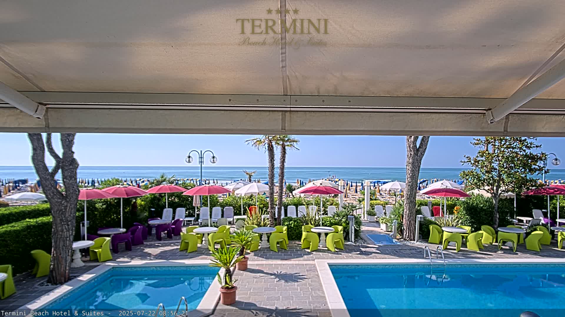 Lido di Jesolo Beach Live Cam - Venice, Veneto, Italy